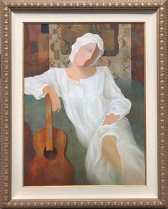 Intermission Woman And Guitar