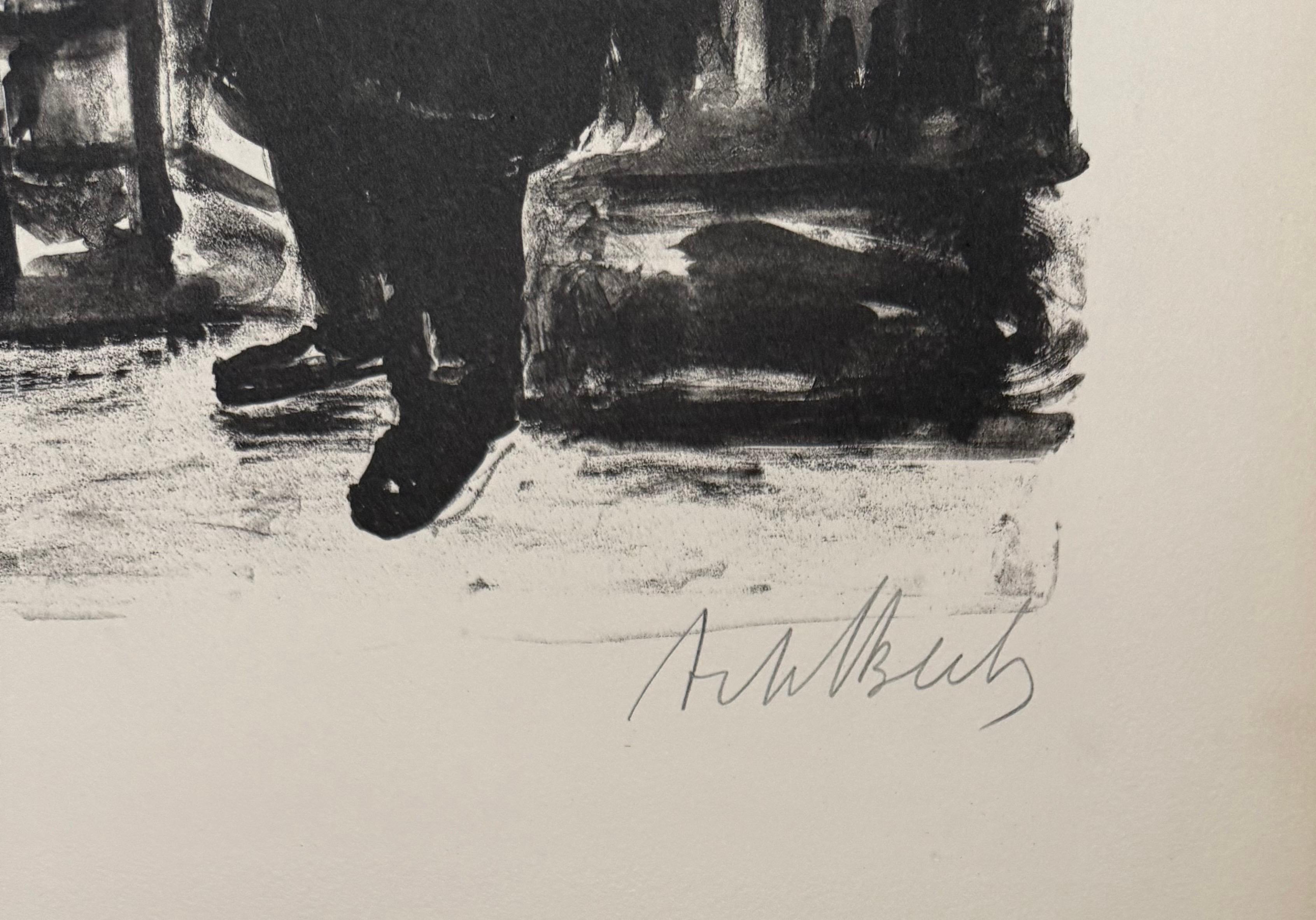 Lithuanian French Artist Arbit Blatas Lithograph Chaim Soutine Ecole D'Paris For Sale 2