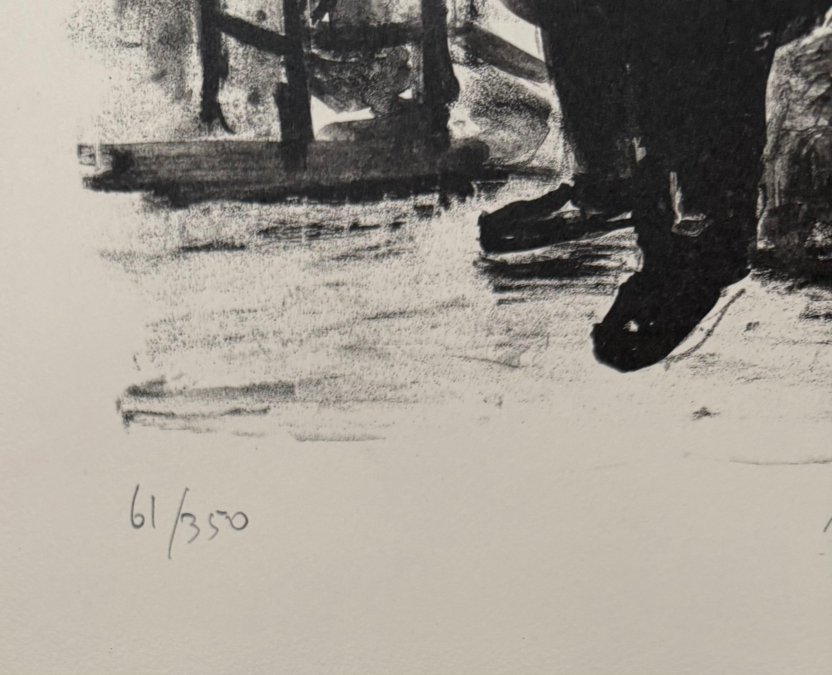 Lithuanian French Artist Arbit Blatas Lithograph Chaim Soutine Ecole D'Paris For Sale 3