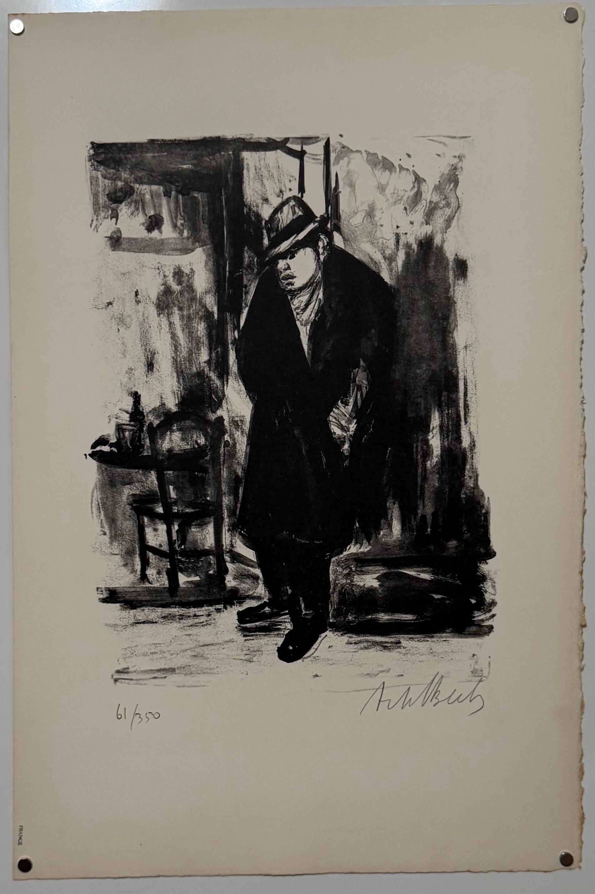 Lithuanian French Artist Arbit Blatas Lithograph Chaim Soutine Ecole D'Paris For Sale 5