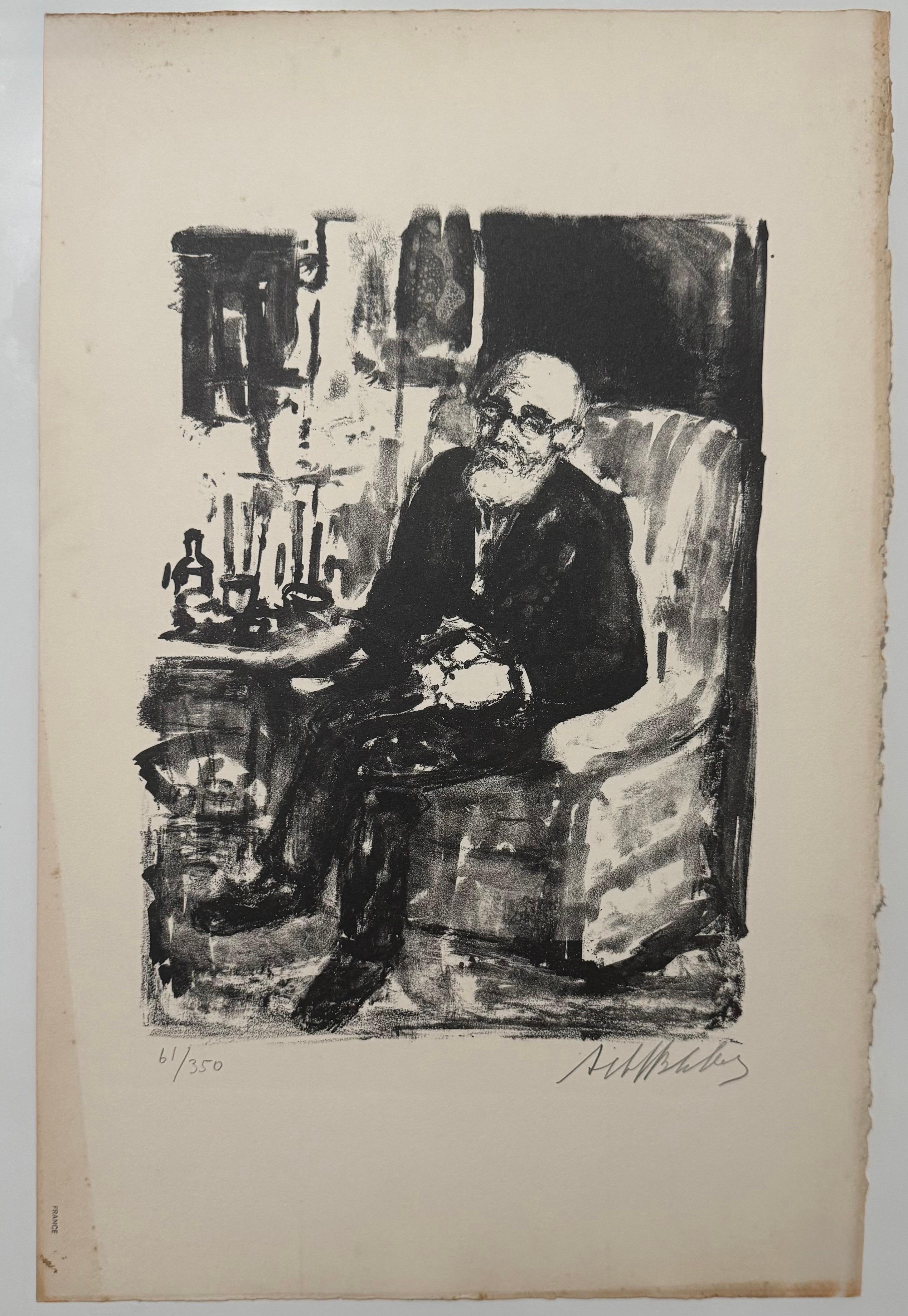 Lithuanian French Artist Arbit Blatas Lithograph Edouard Vuillard Ecole D'Paris For Sale 1