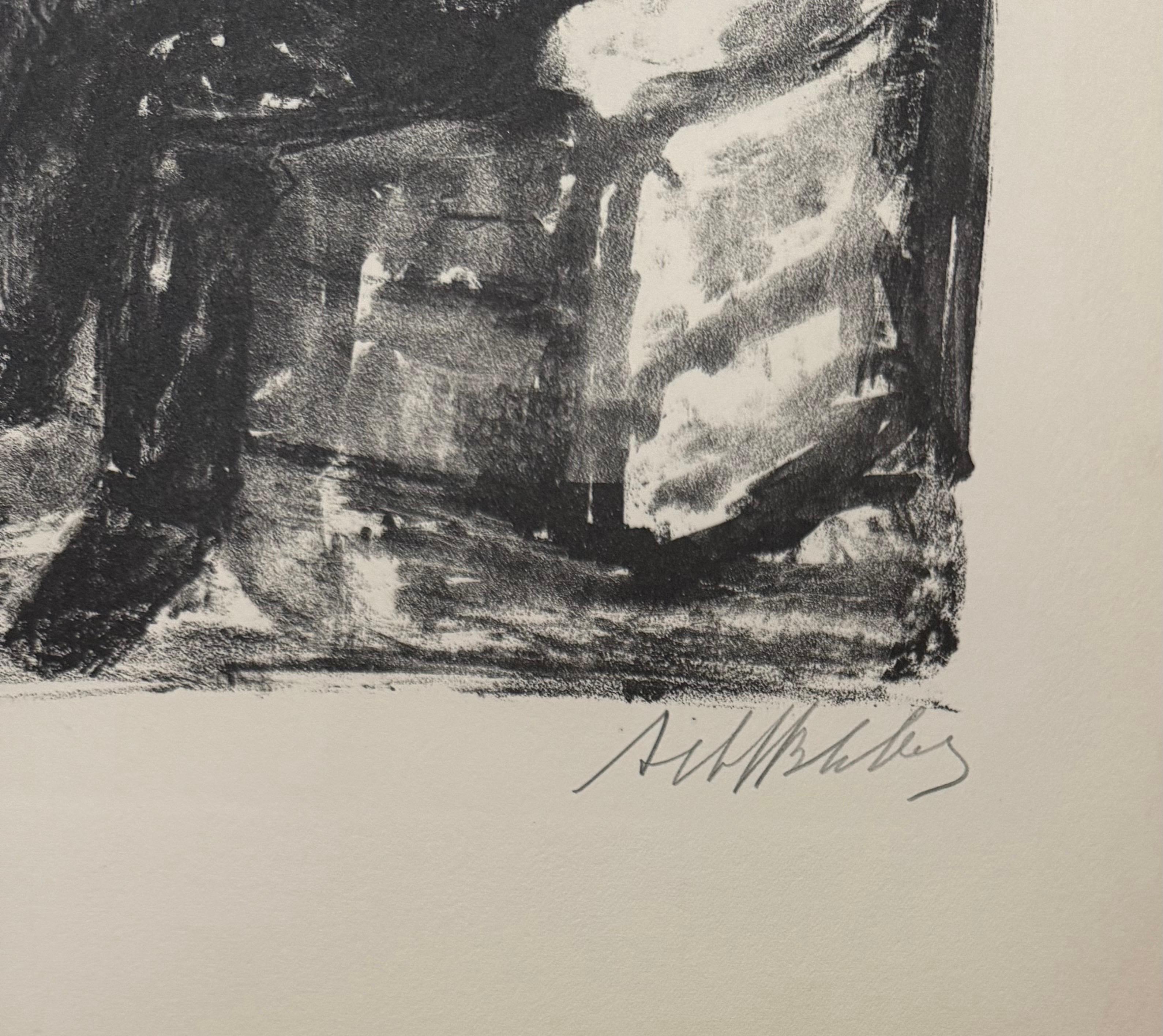 Lithuanian French Artist Arbit Blatas Lithograph Edouard Vuillard Ecole D'Paris For Sale 4
