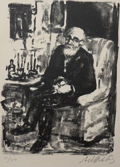 Lithuanian French Artist Arbit Blatas Lithograph Edouard Vuillard Ecole D'Paris