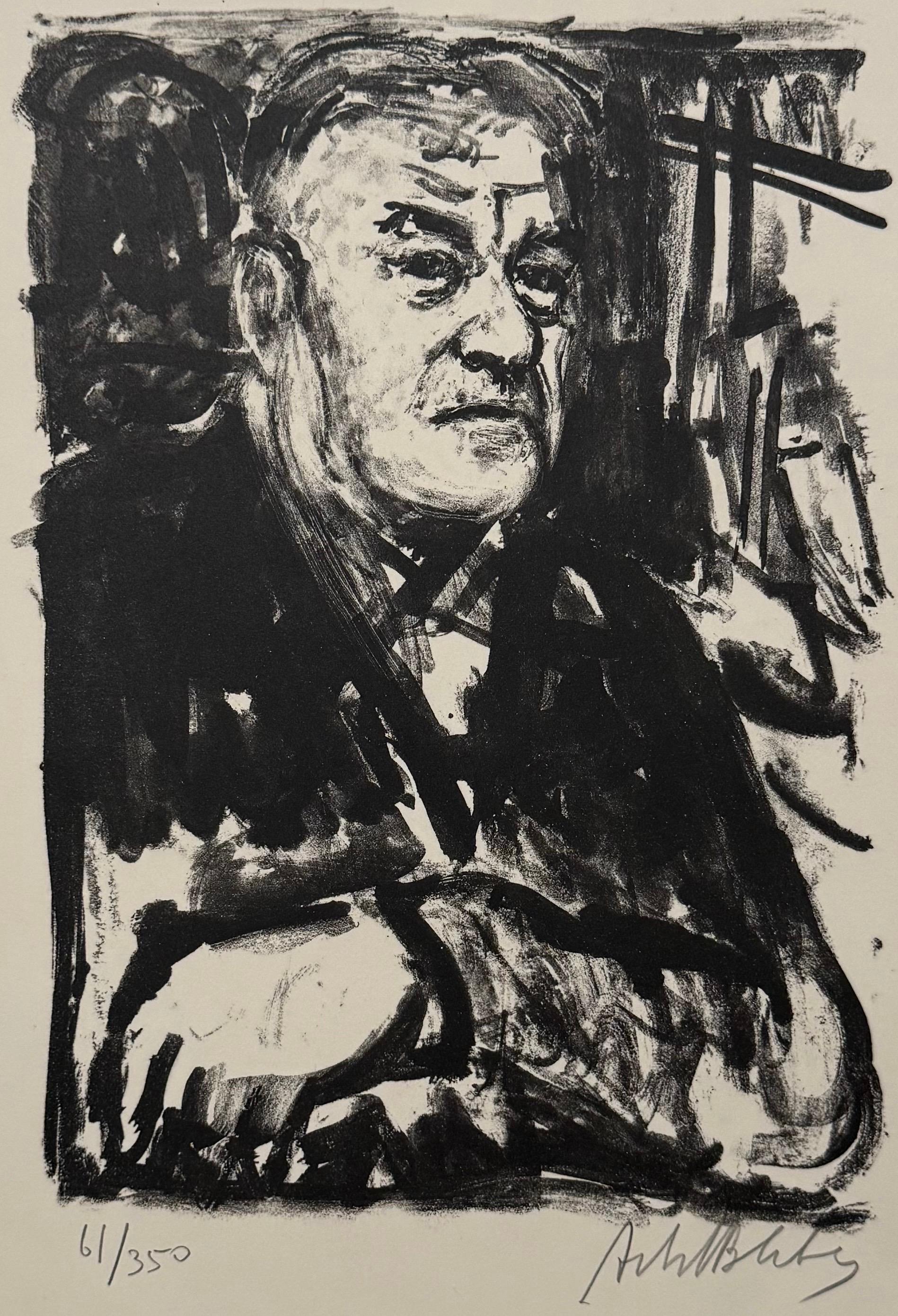 Lithuanian French Artist Arbit Blatas Lithograph Fernand Leger School of Paris For Sale 2