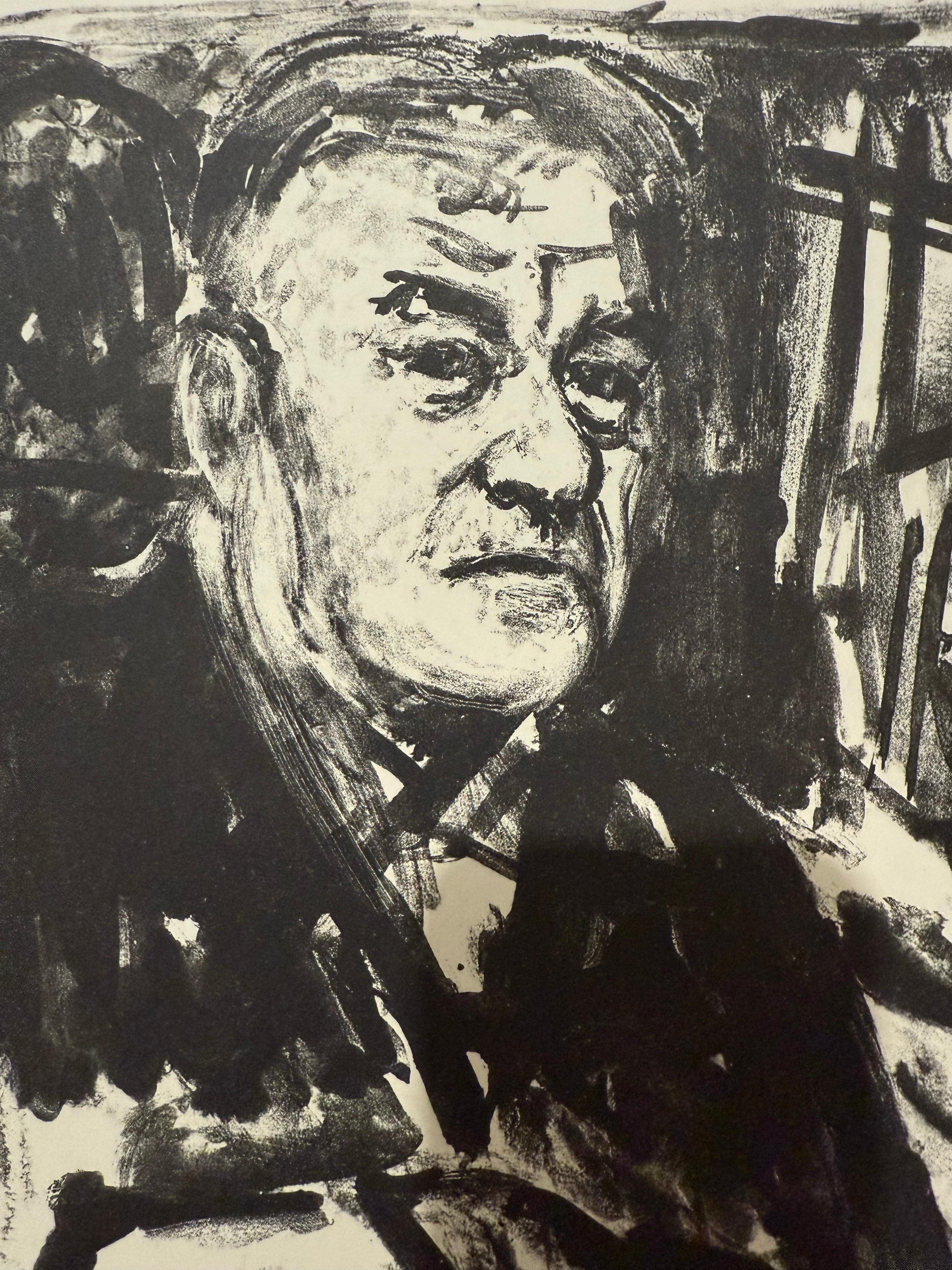 Lithuanian French Artist Arbit Blatas Lithograph Fernand Leger School of Paris For Sale 3