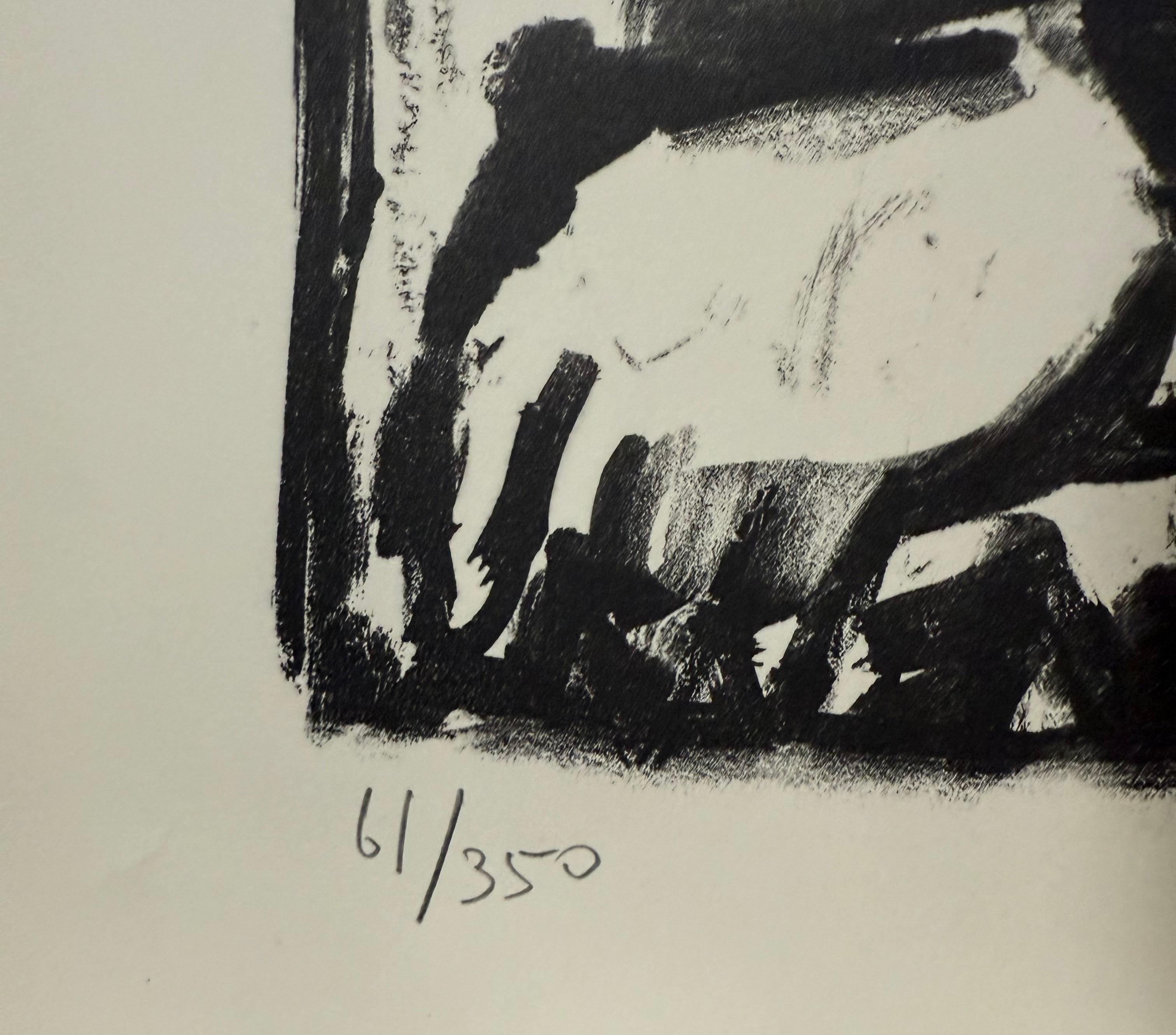Lithuanian French Artist Arbit Blatas Lithograph Fernand Leger School of Paris For Sale 4