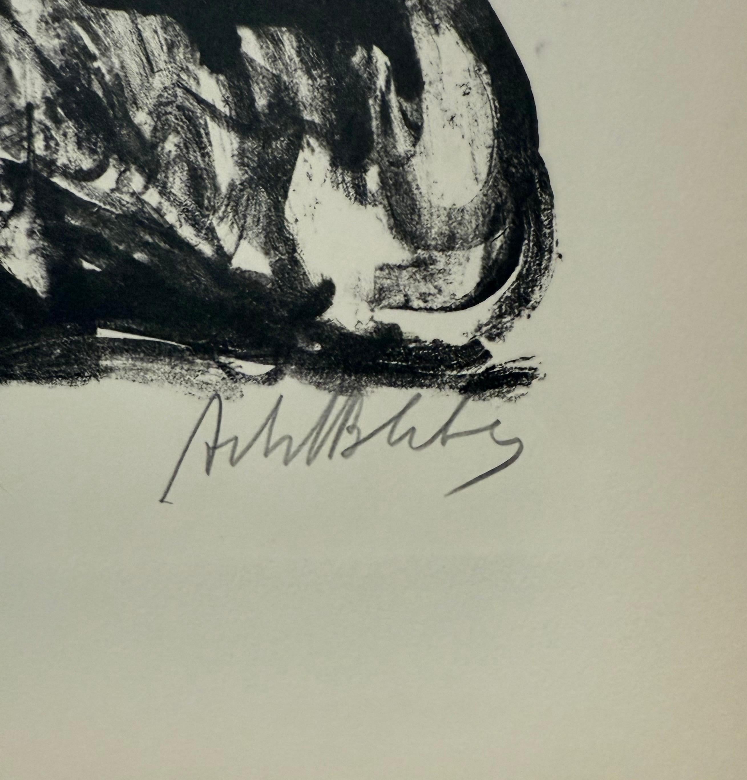 Lithuanian French Artist Arbit Blatas Lithograph Fernand Leger School of Paris For Sale 5
