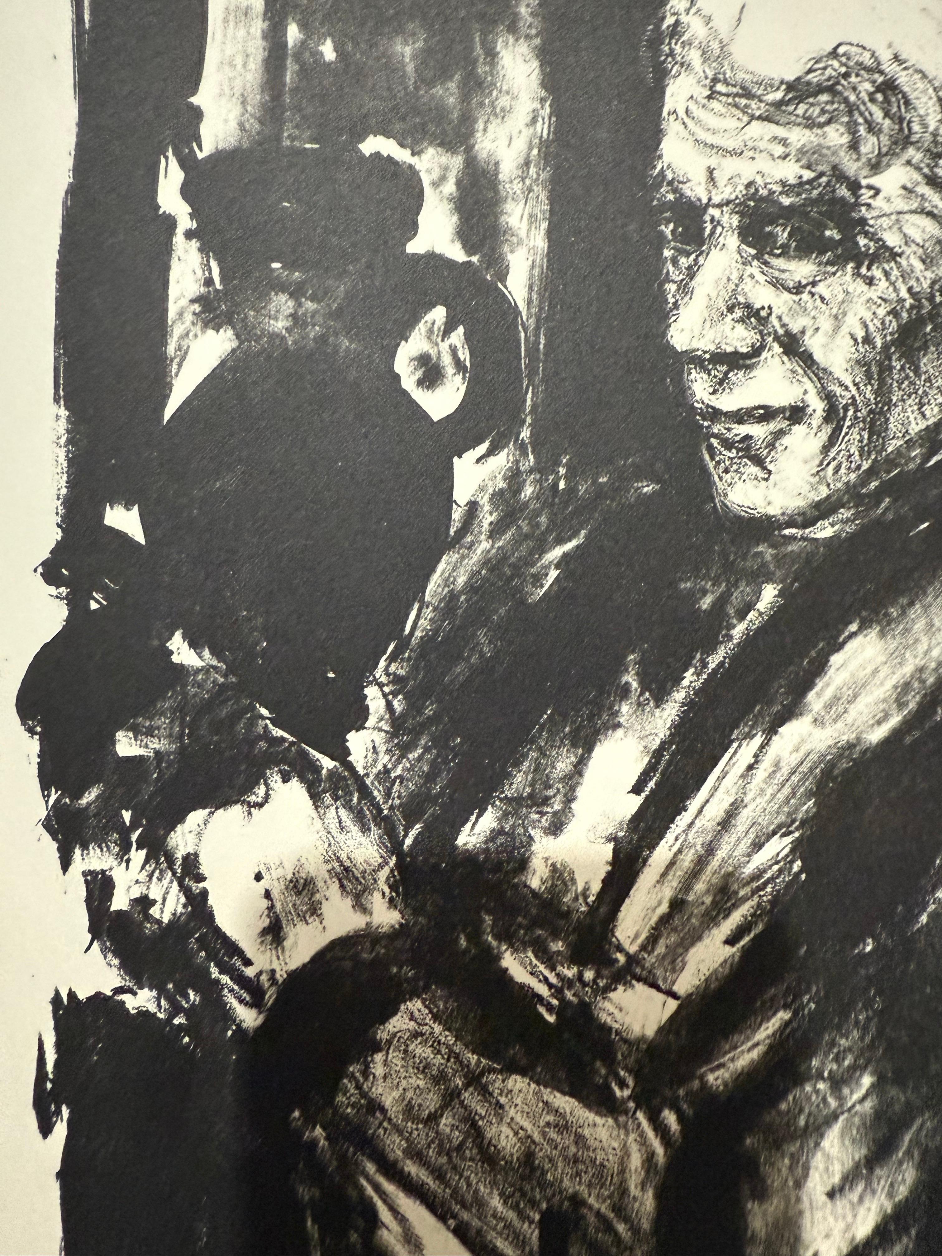 Lithuanian French Artist Arbit Blatas Lithograph Georges Braque School of Paris For Sale 4