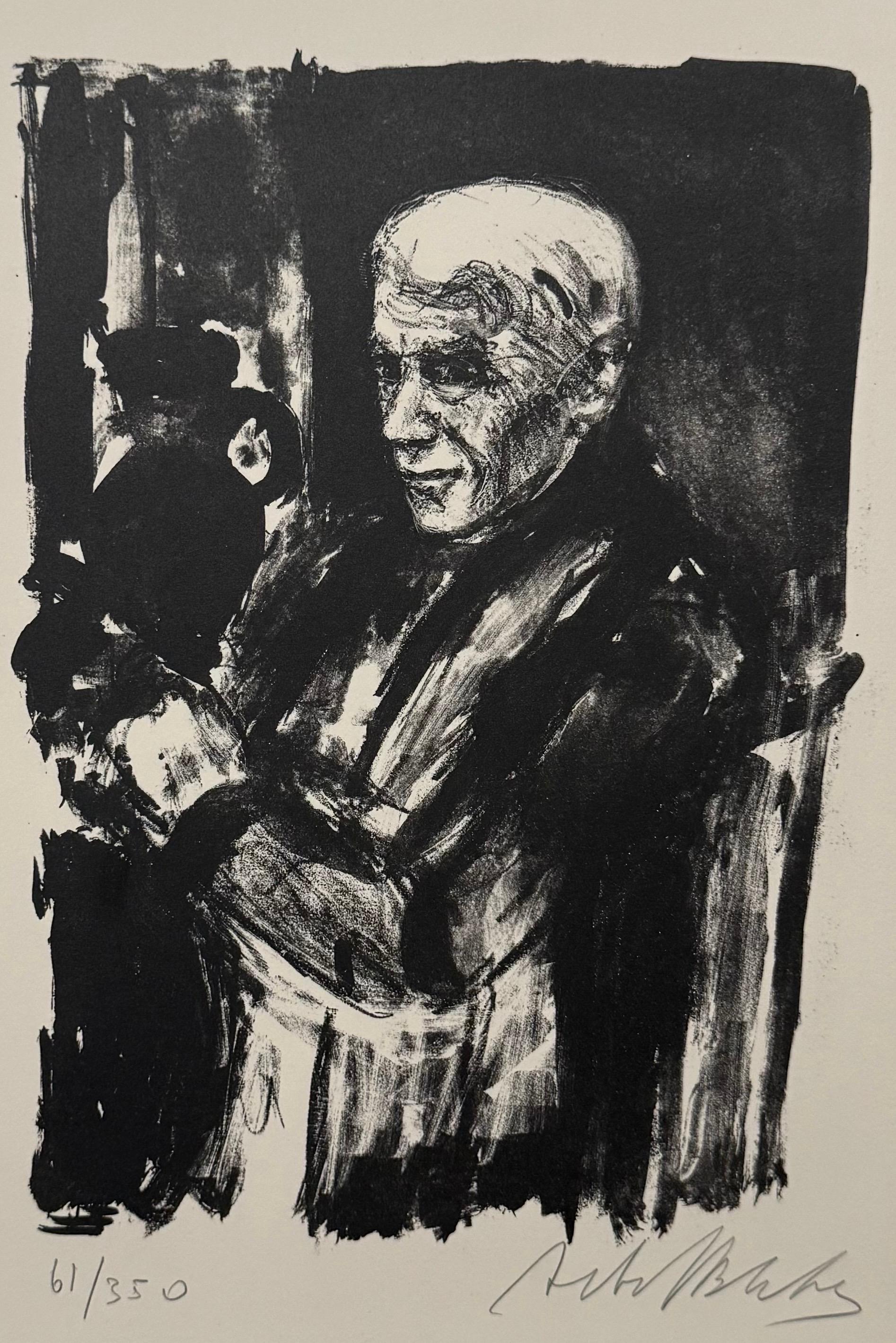 Lithuanian French Artist Arbit Blatas Lithograph Georges Braque School of Paris For Sale 5