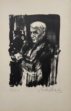 Lithuanian French Artist Arbit Blatas Lithograph Georges Braque School of Paris