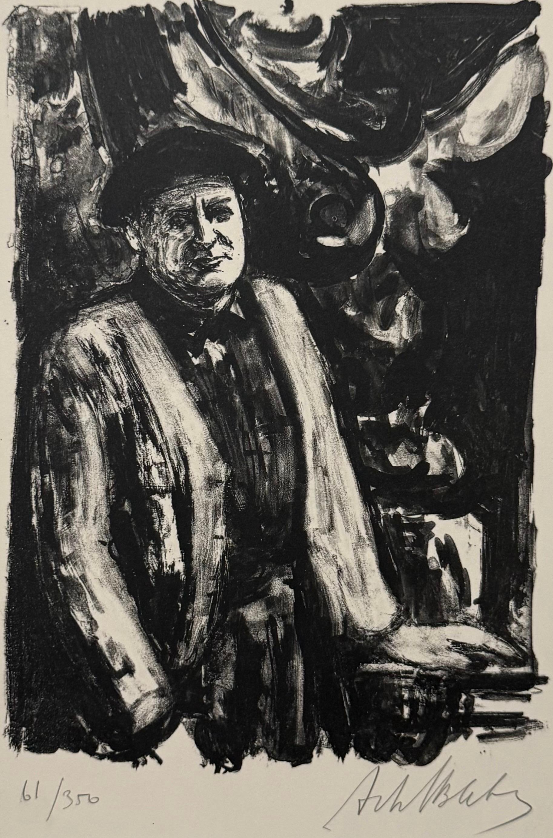 Lithuanian French Artist Arbit Blatas Lithograph Jacques Lipchitz Ecole D'Paris For Sale 3