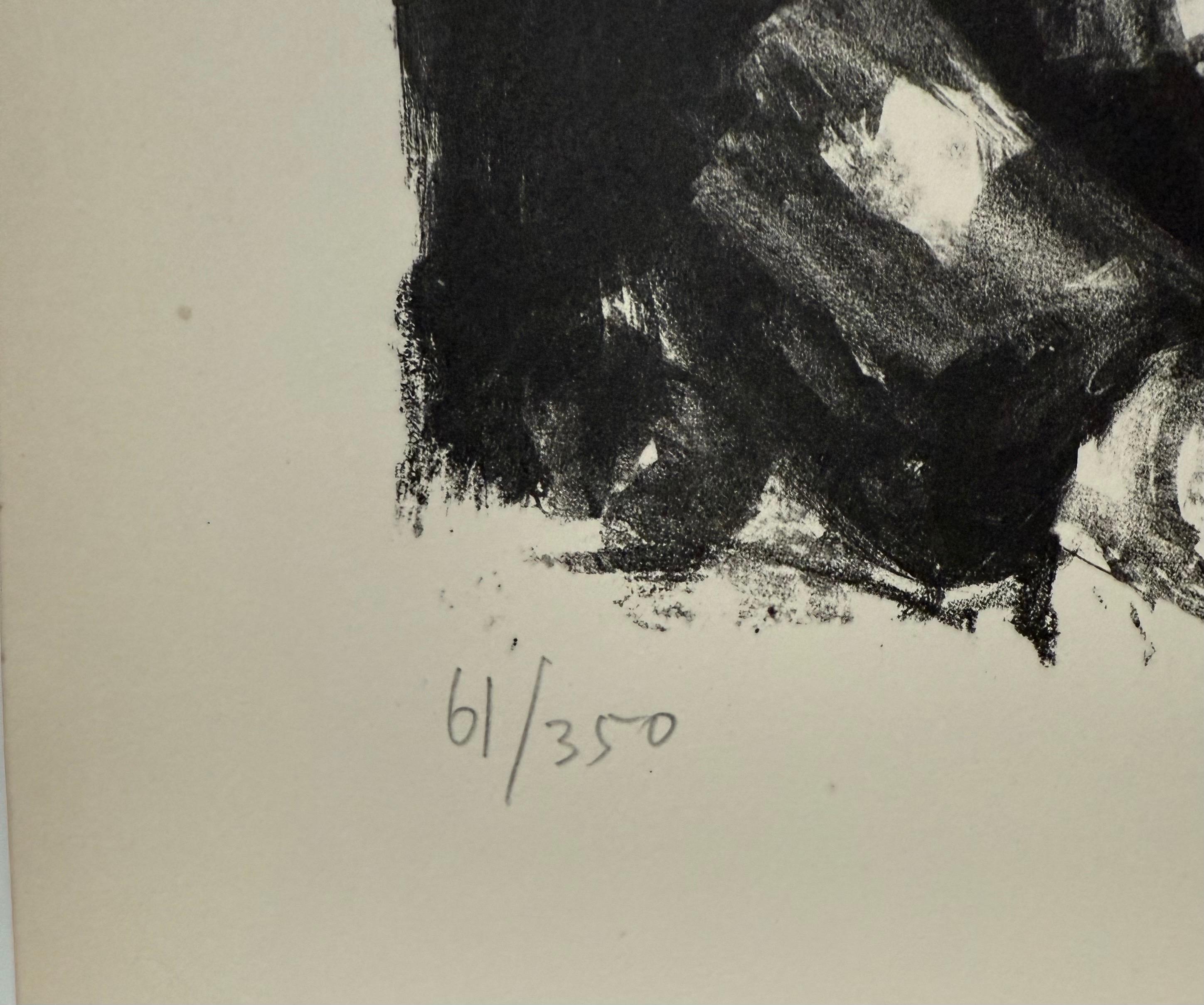 Lithuanian French Artist Arbit Blatas Lithograph Marc Chagall School of Paris For Sale 3