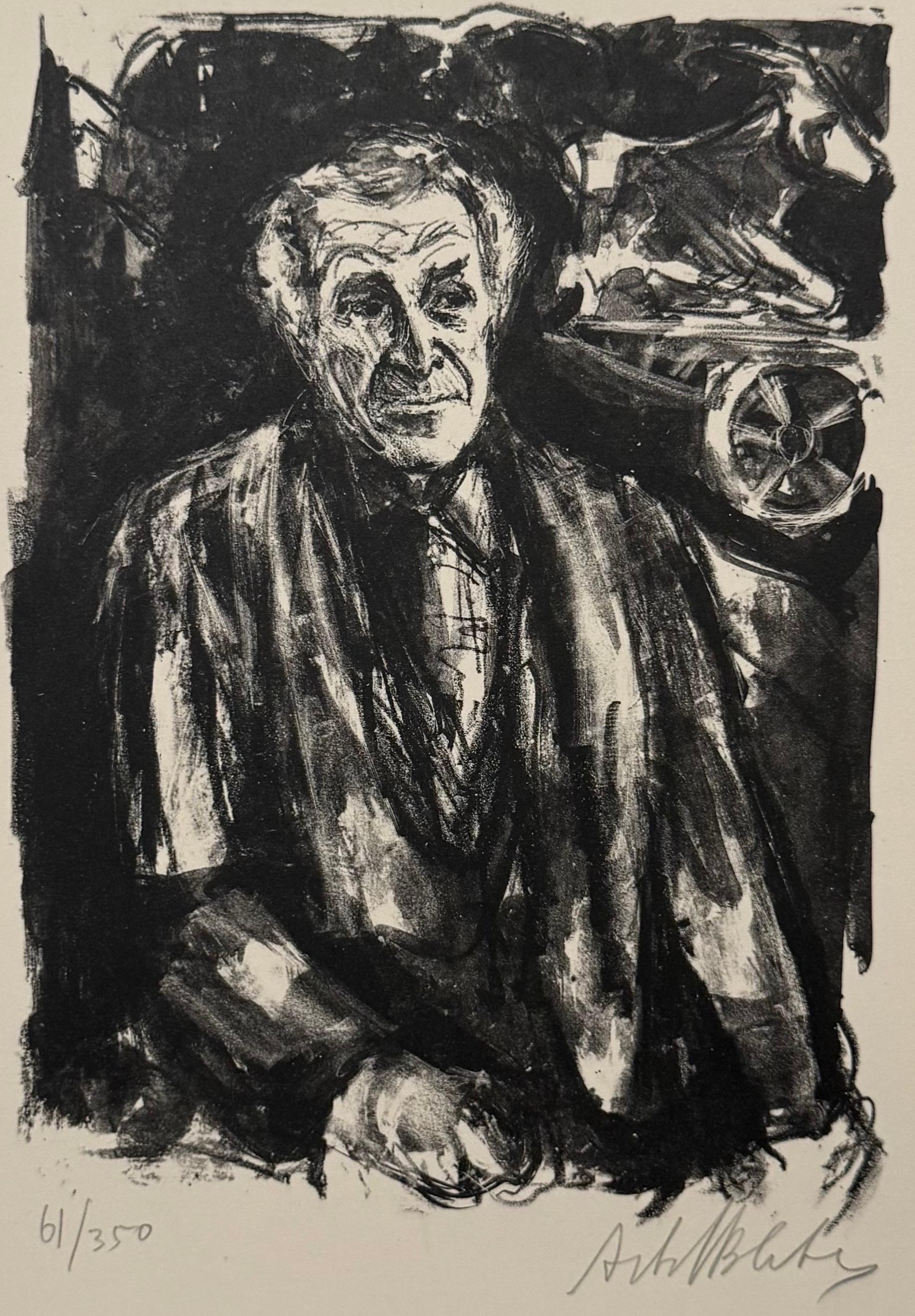 Lithuanian French Artist Arbit Blatas Lithograph Marc Chagall School of Paris For Sale 4