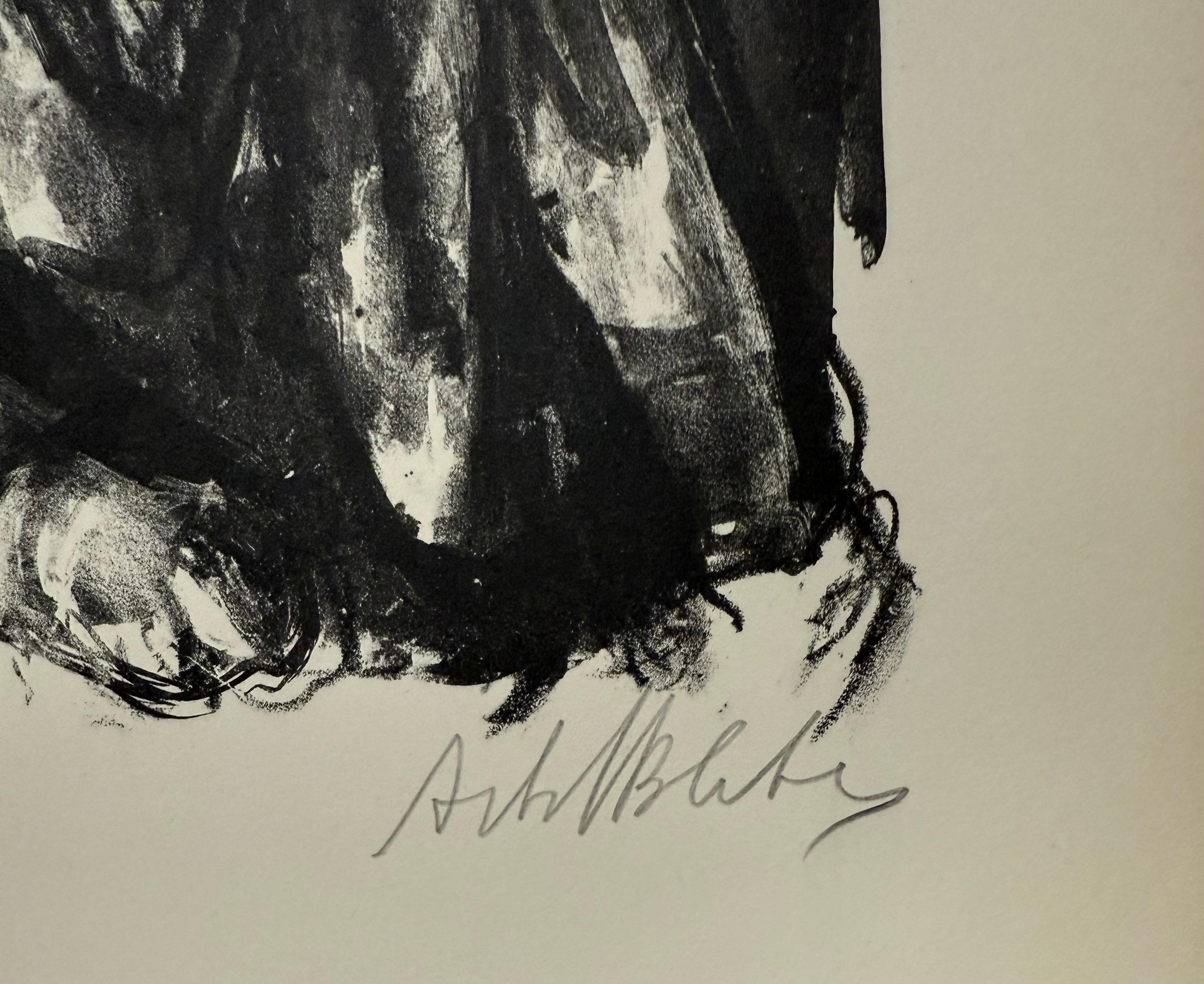 Lithuanian French Artist Arbit Blatas Lithograph Marc Chagall School of Paris For Sale 5