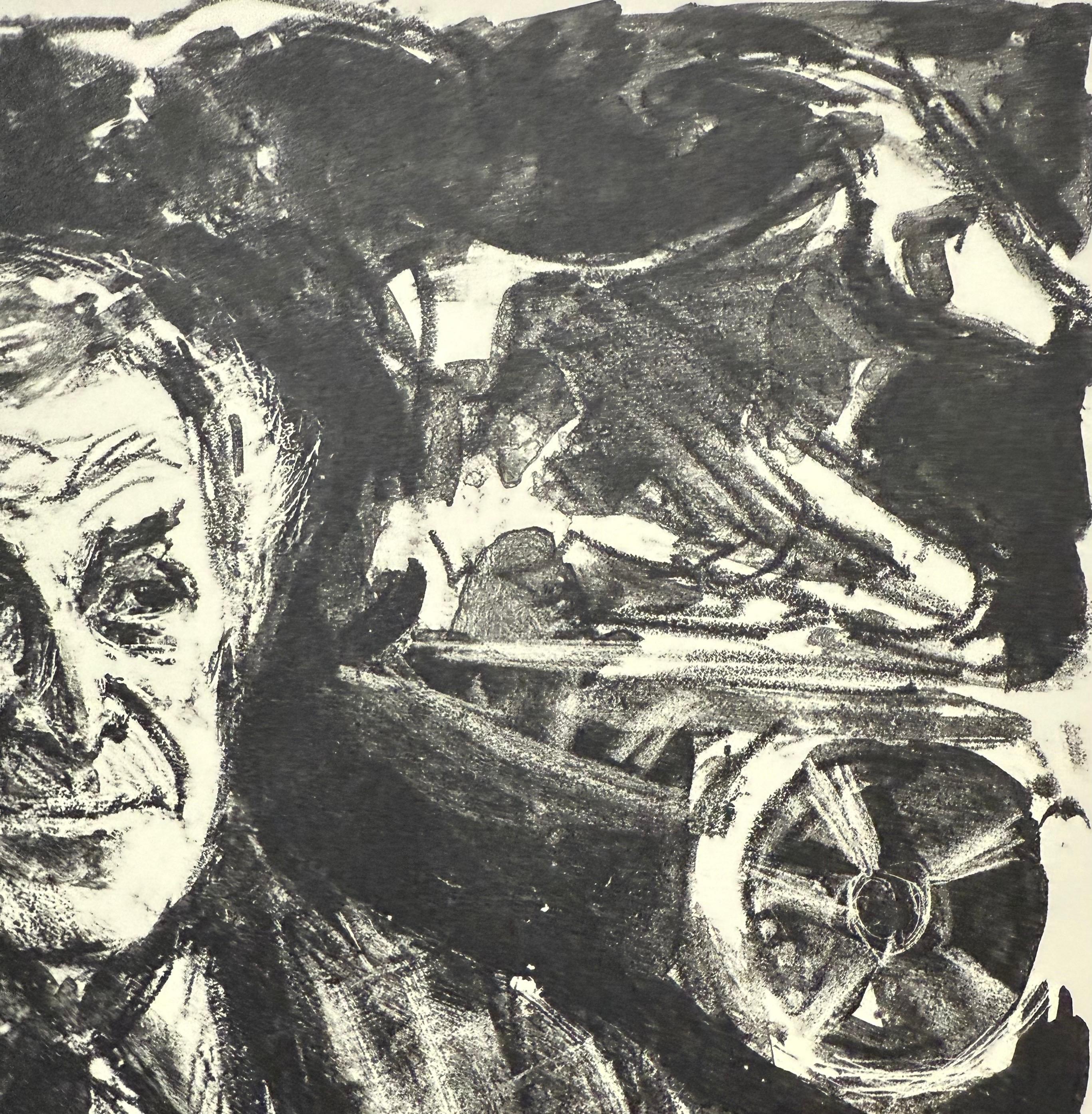 Lithuanian French Artist Arbit Blatas Lithograph Marc Chagall School of Paris For Sale 6