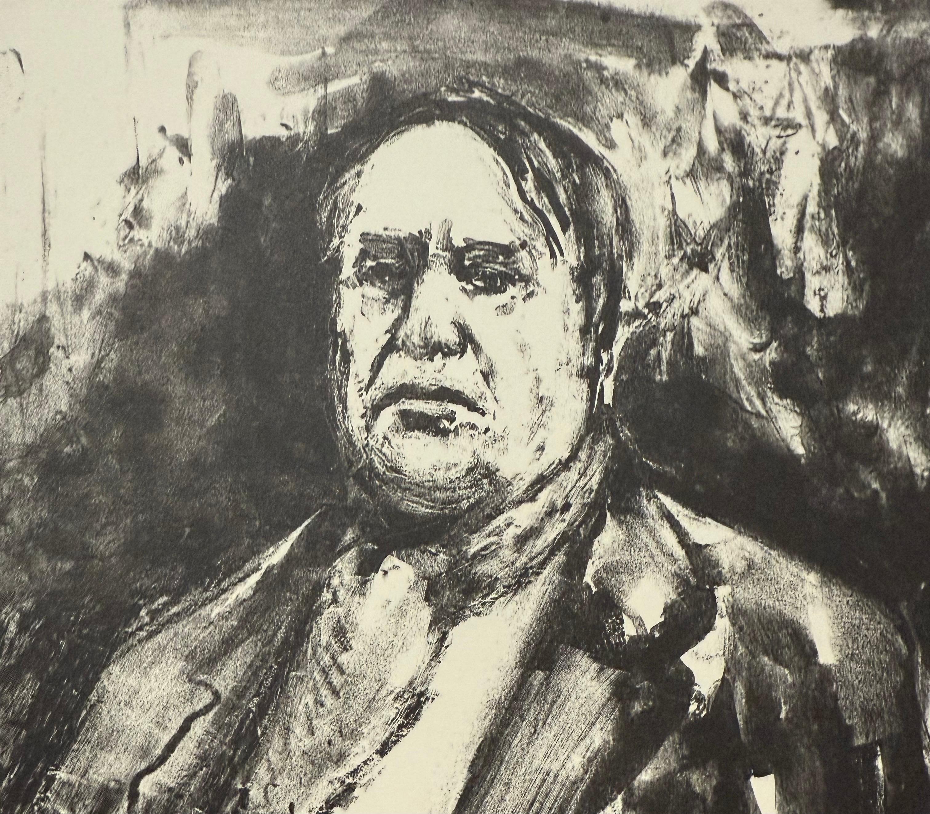 Lithuanian French Artist Arbit Blatas Lithograph Maurice de Vlaminck Ecole Paris For Sale 3