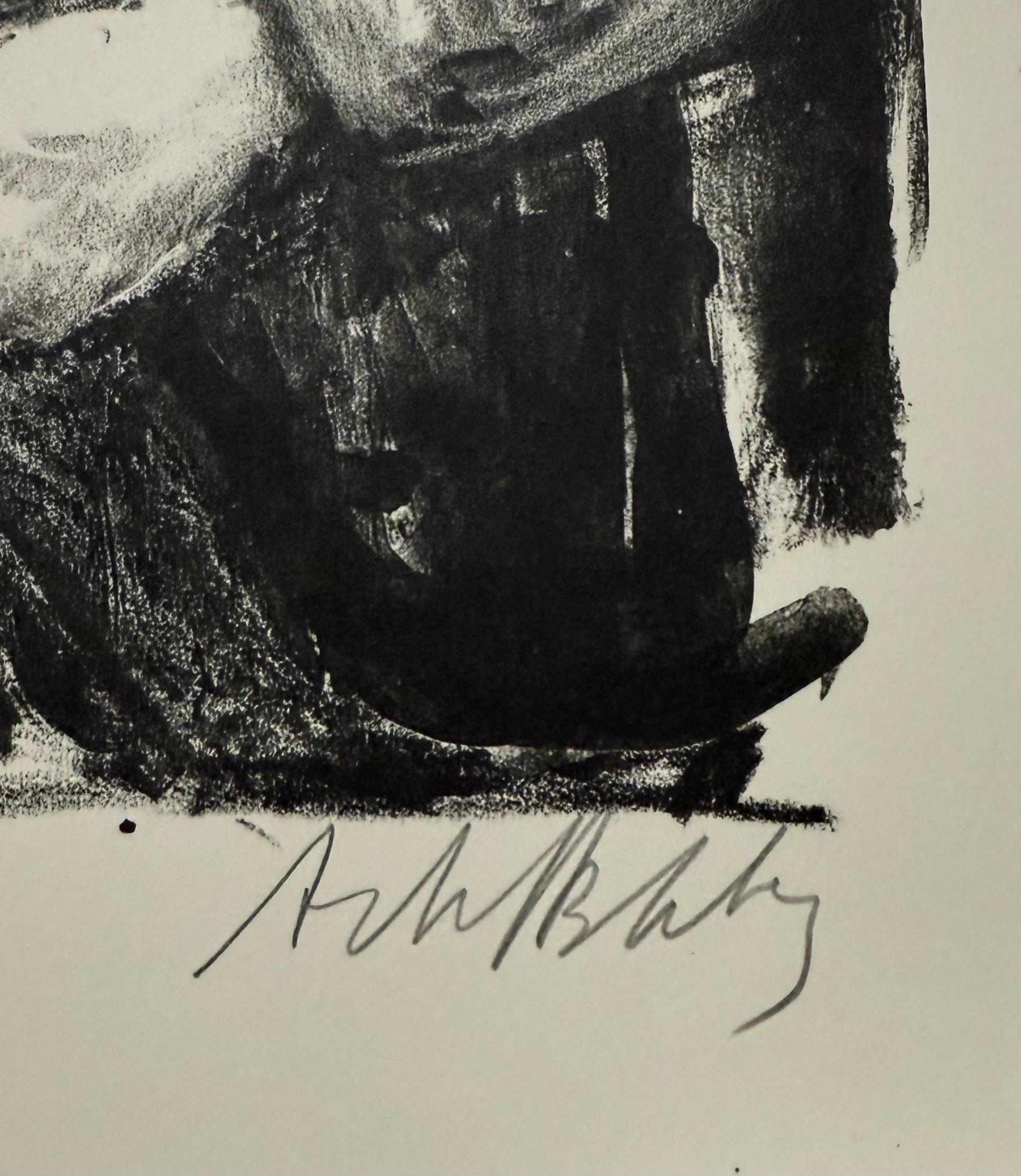 Lithuanian French Artist Arbit Blatas Lithograph Maurice de Vlaminck Ecole Paris For Sale 4