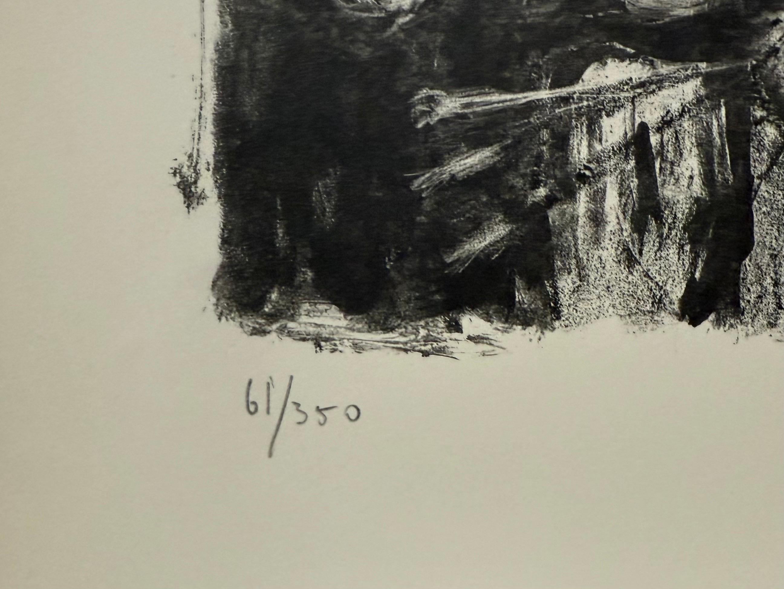 Lithuanian French Artist Arbit Blatas Lithograph Maurice de Vlaminck Ecole Paris For Sale 5