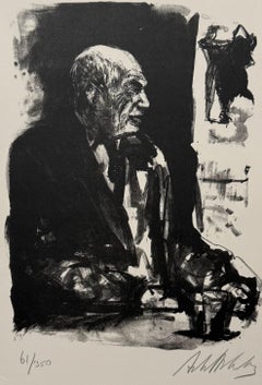 Lithuanian French Artist Arbit Blatas Lithograph Pablo Picasso Ecole D'Paris