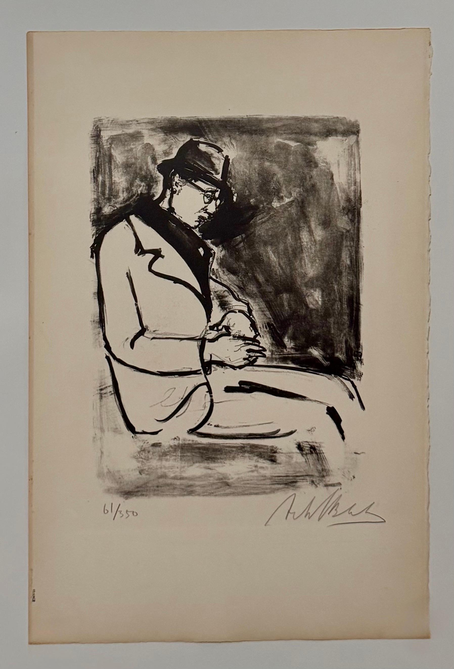 Lithuanian French Artist Arbit Blatas Lithograph Pierre Bonnard School of Paris For Sale 3