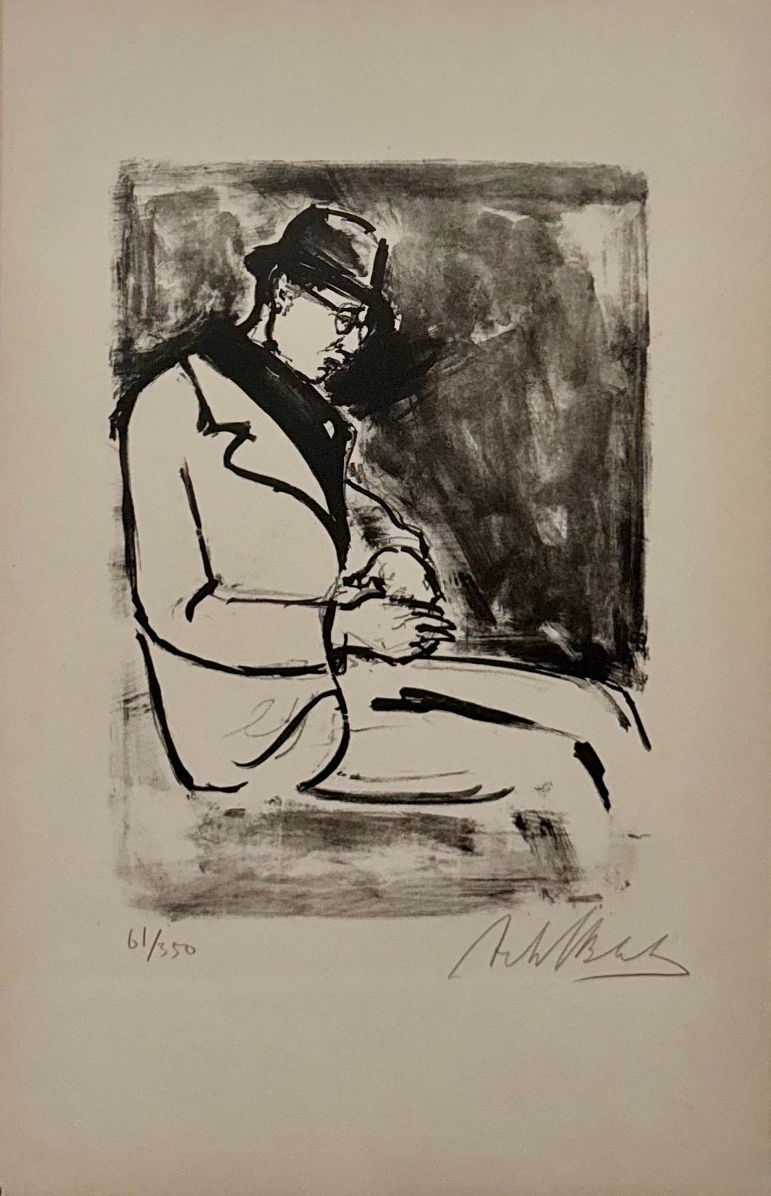 Lithuanian French Artist Arbit Blatas Lithograph Pierre Bonnard School of Paris For Sale 5