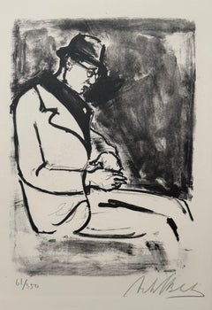 Lithuanian French Artist Arbit Blatas Lithograph Pierre Bonnard School of Paris