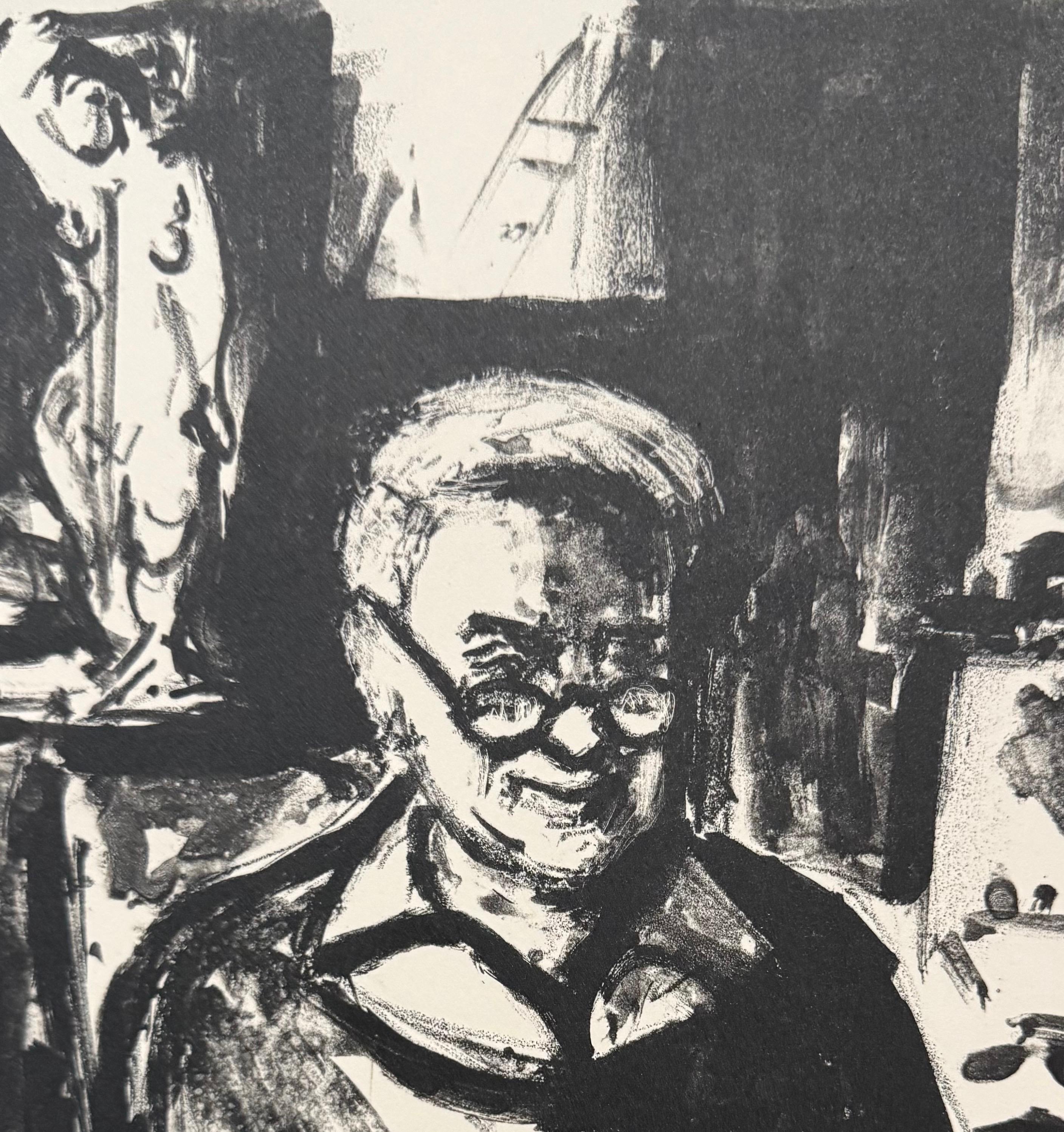 Lithuanian French Artist Arbit Blatas Lithograph Raoul Dufy School of Paris For Sale 4