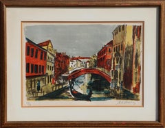 Venice, Impressionist Lithograph by Arbit Blatas