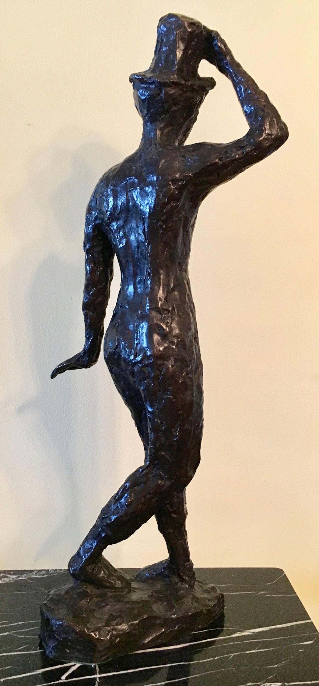 Marcel Marceau - Sculpture by Arbit Blatas
