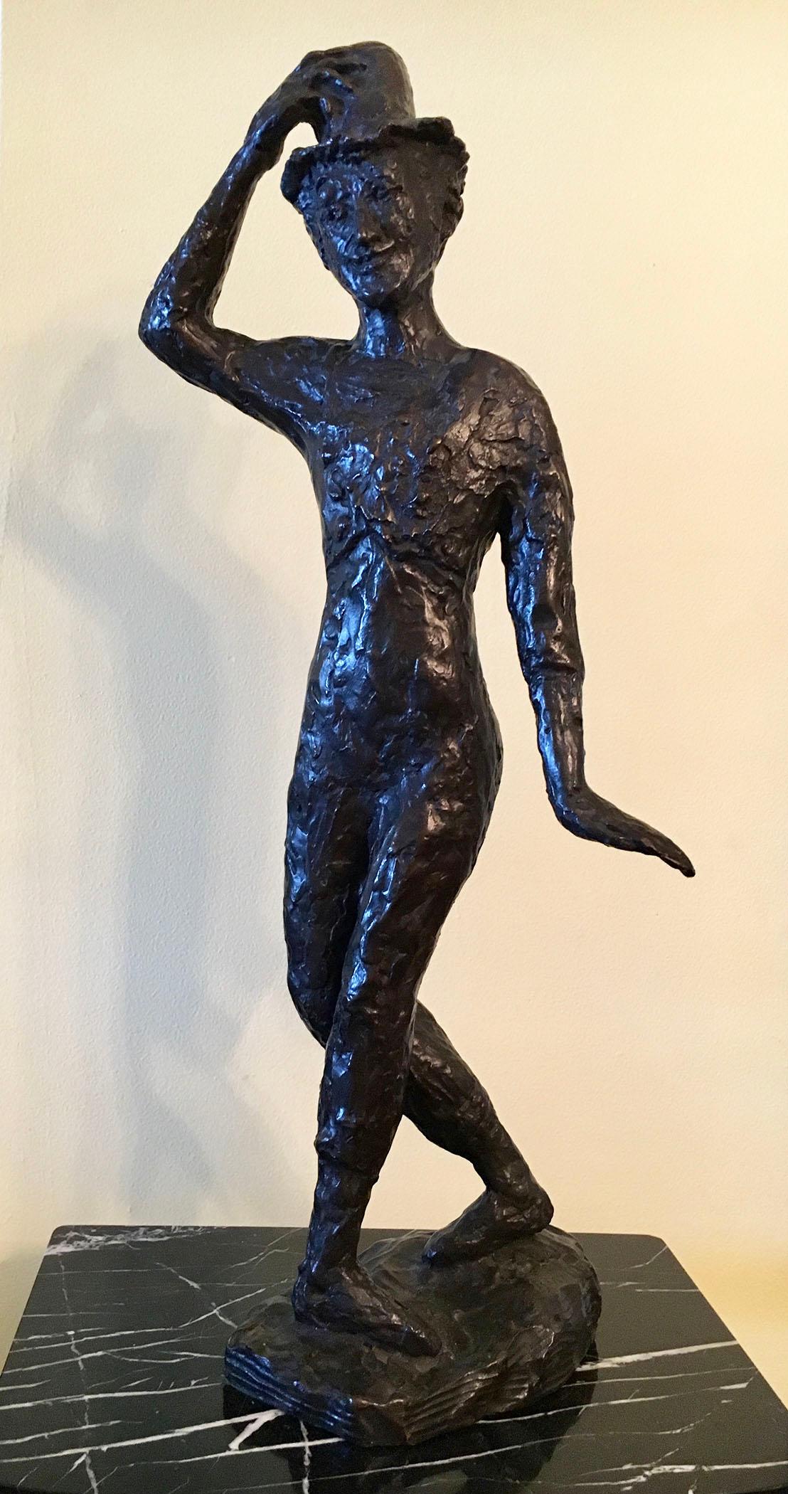 Arbit Blatas Figurative Sculpture - Marcel Marceau