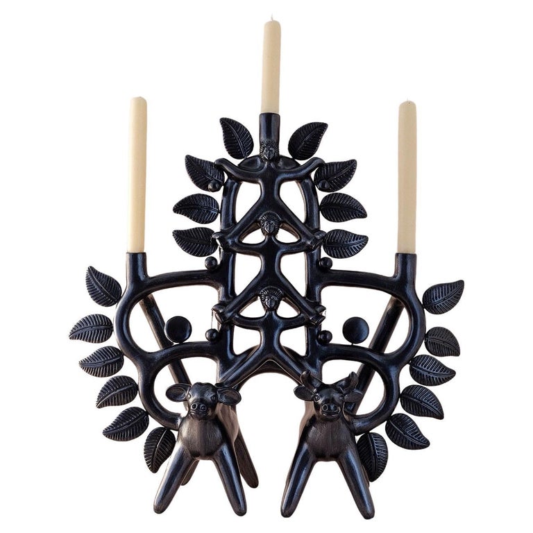 Arbol Acatlán Cirquero Candleholder by Onora For Sale