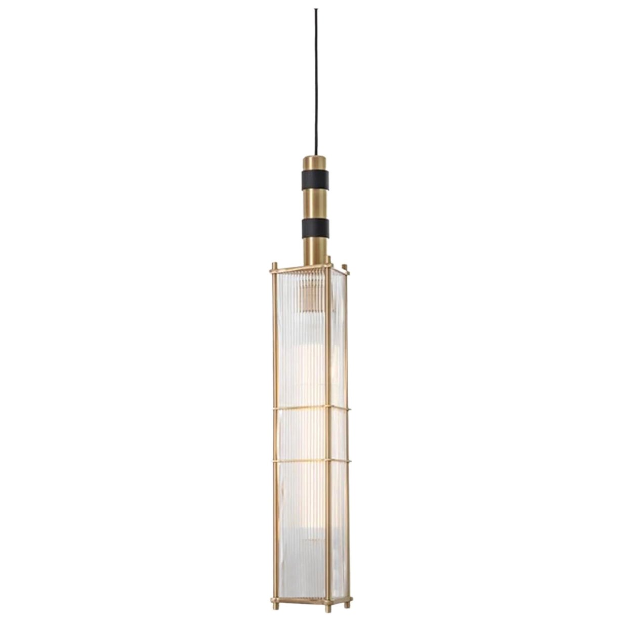 Lampe à suspension Arbor noire de Bert Frank