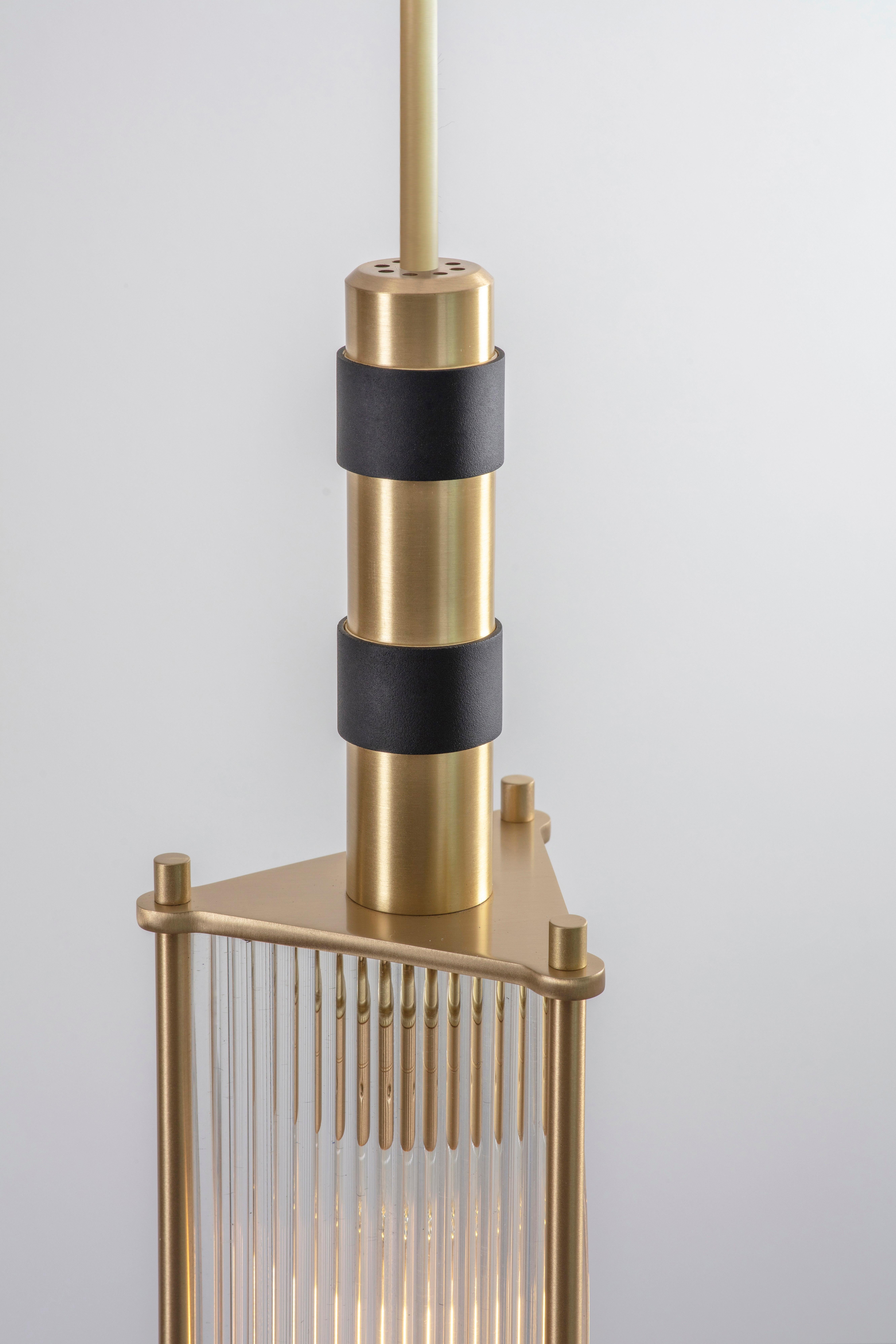 Ottone Lampada a sospensione Arbor di Bert Frank in vendita