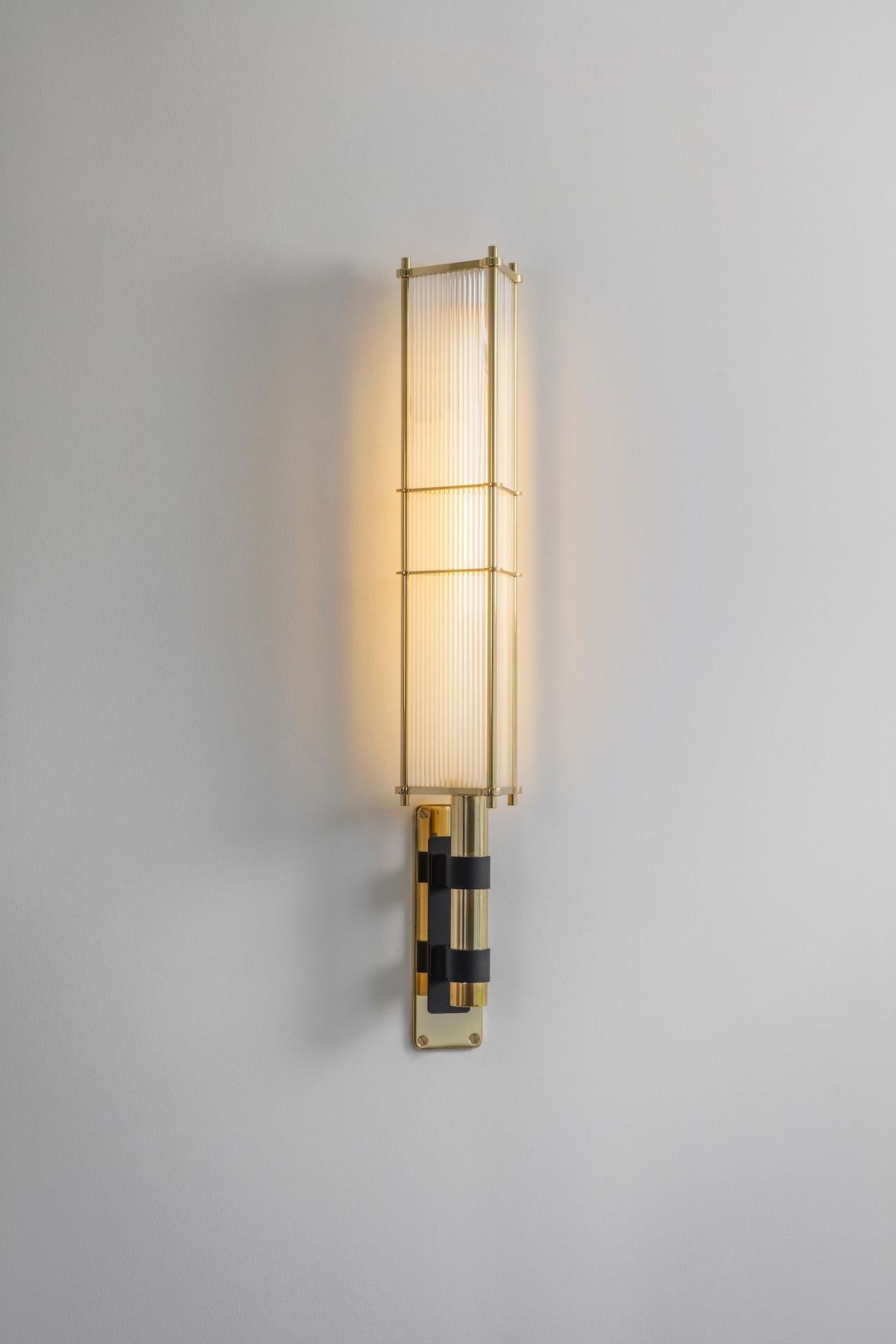 Modern Arbor Wall Lamp Black by Bert Frank For Sale