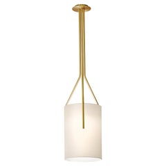 Arborescence S Satin Brass Pendant by Hervé Langlais