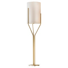 Arborescence Xl Satin Brass Floor Lamp by Hervé Langlais