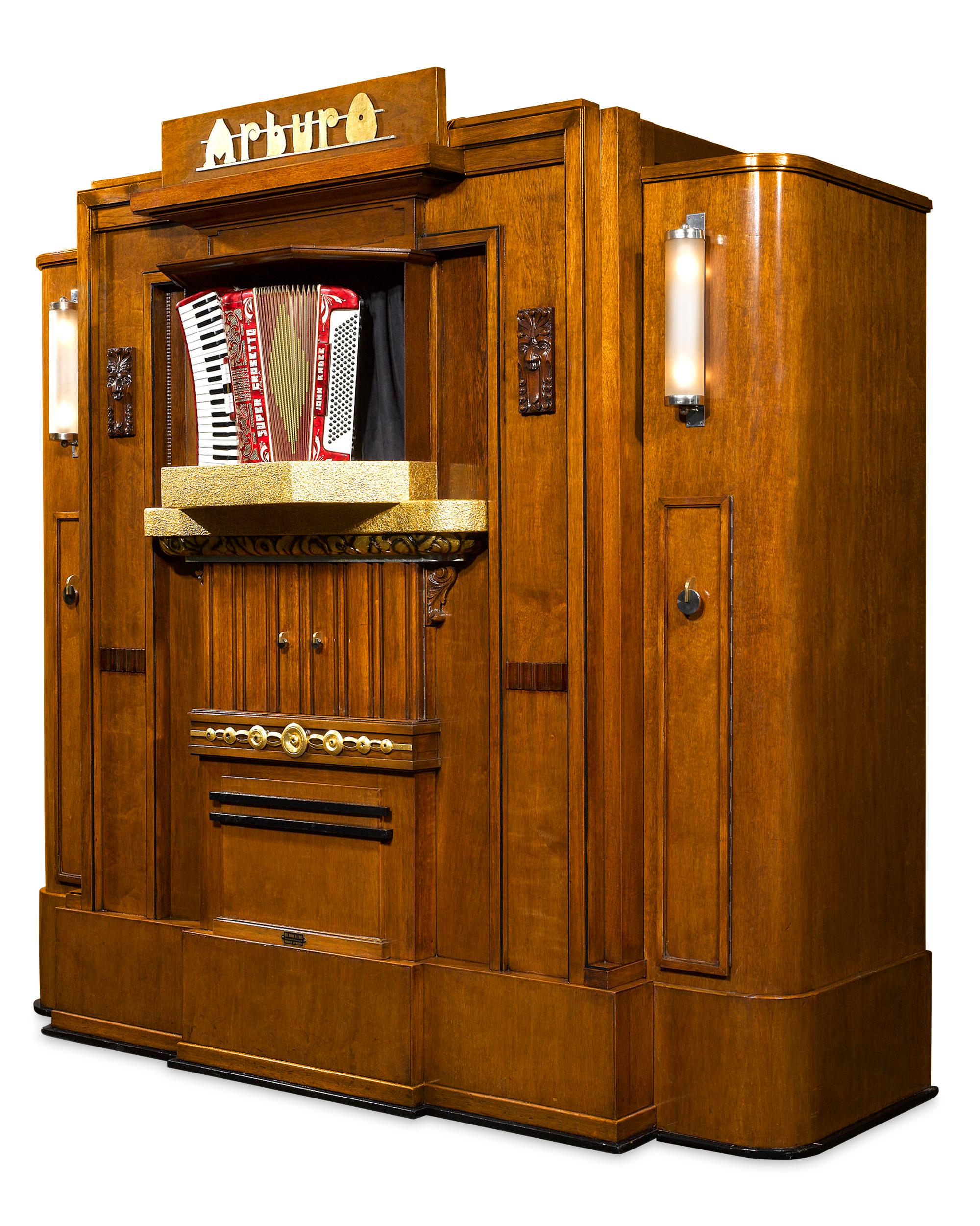 Art Deco Arburo Orchestrion Organ By Bursens And Roels For Sale