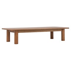 Table basse Arc 72" par Sun at Six, table basse de Sienne en bois de frêne blanc FSC