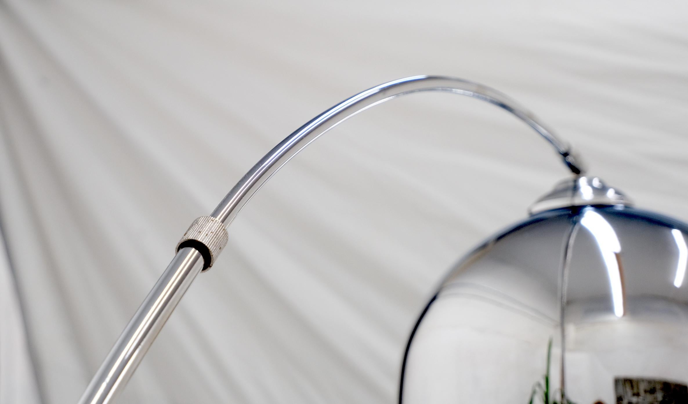 Arc Arco Round Marble Base Adjustable Floor Lamp at 1stDibs | arco ...