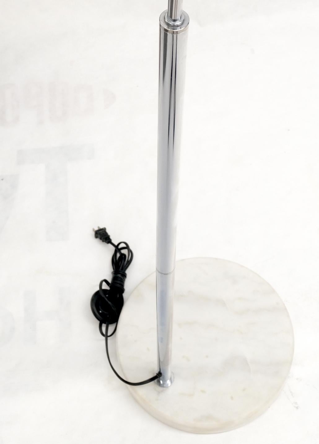 Arc Arco Round Marble Base Adjustable Floor Lamp at 1stDibs | arco ...