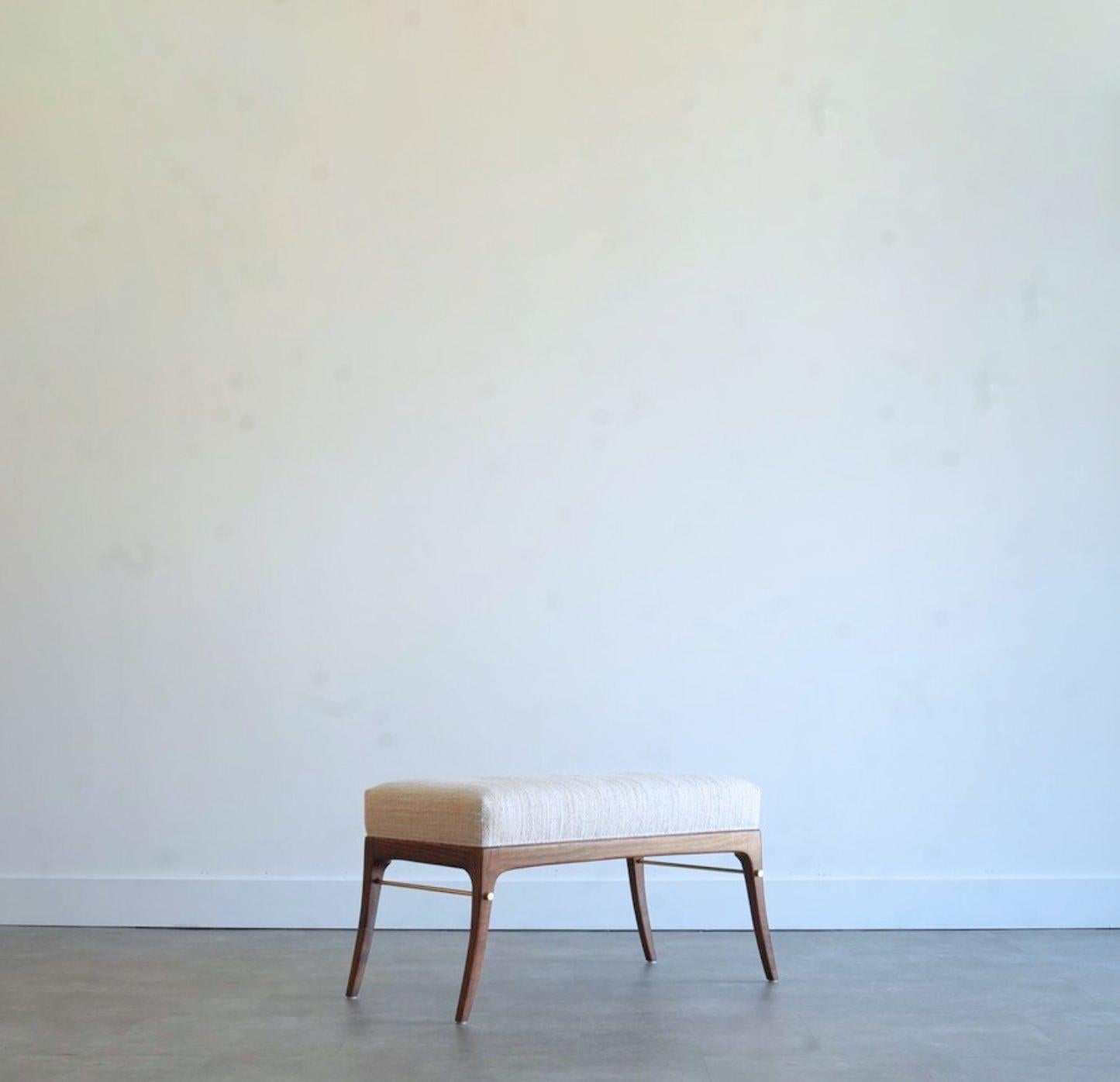 Mid-Century Modern ARC Bench Series 36 en Noyer Naturel en vente