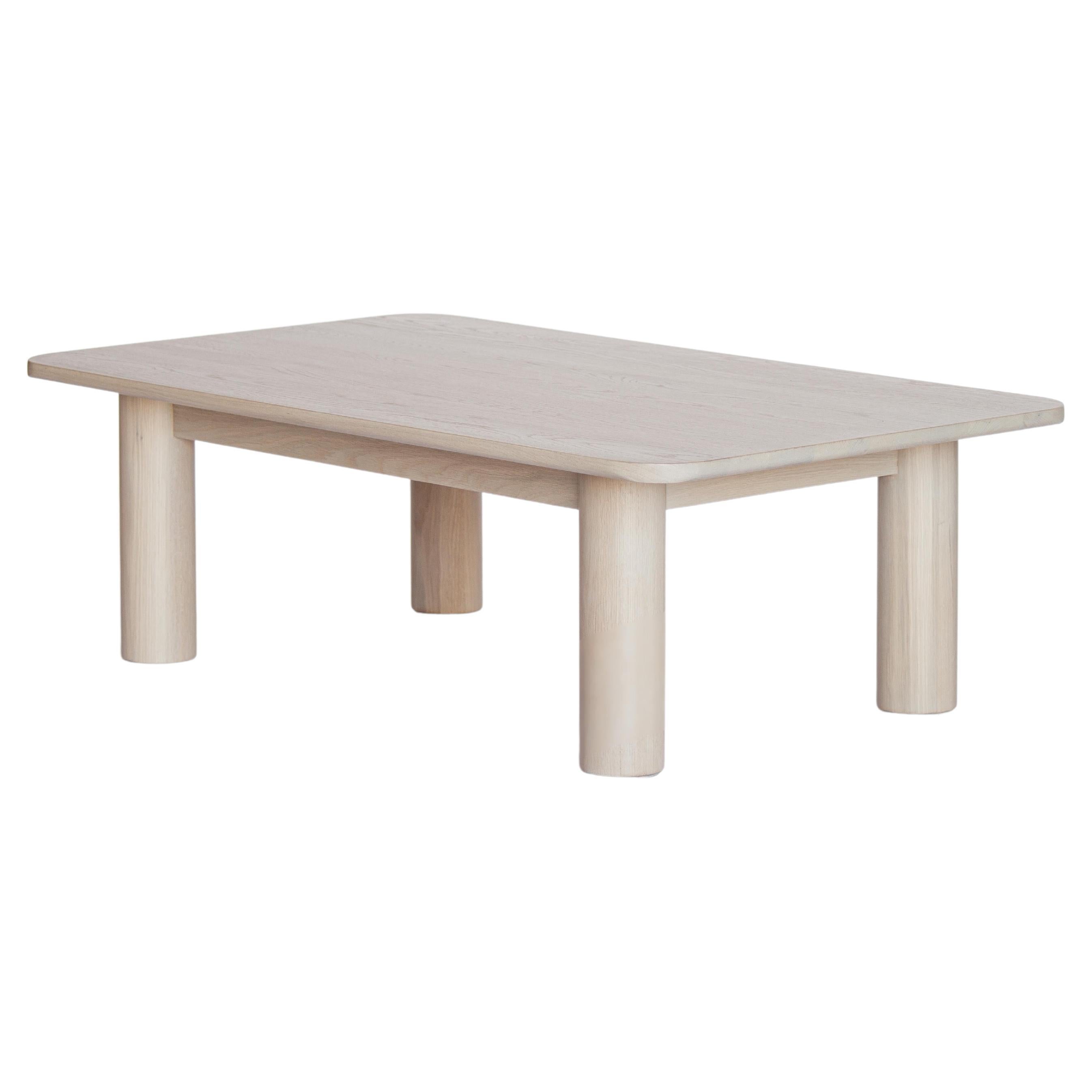 Arc Coffee Table by Sun at Six, Nude Coffee Table in Wood For Sale