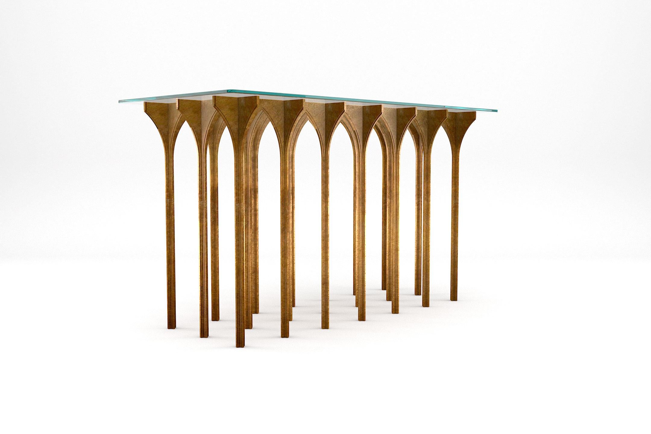 Bringing into our houses the marvellous lines of the Gothic cathedrals, the Arc collection is inspired by the intricate ceilings that create a wondrous maze of beautiful hallways and corridors, stretching toward where the gaze only reaches. The