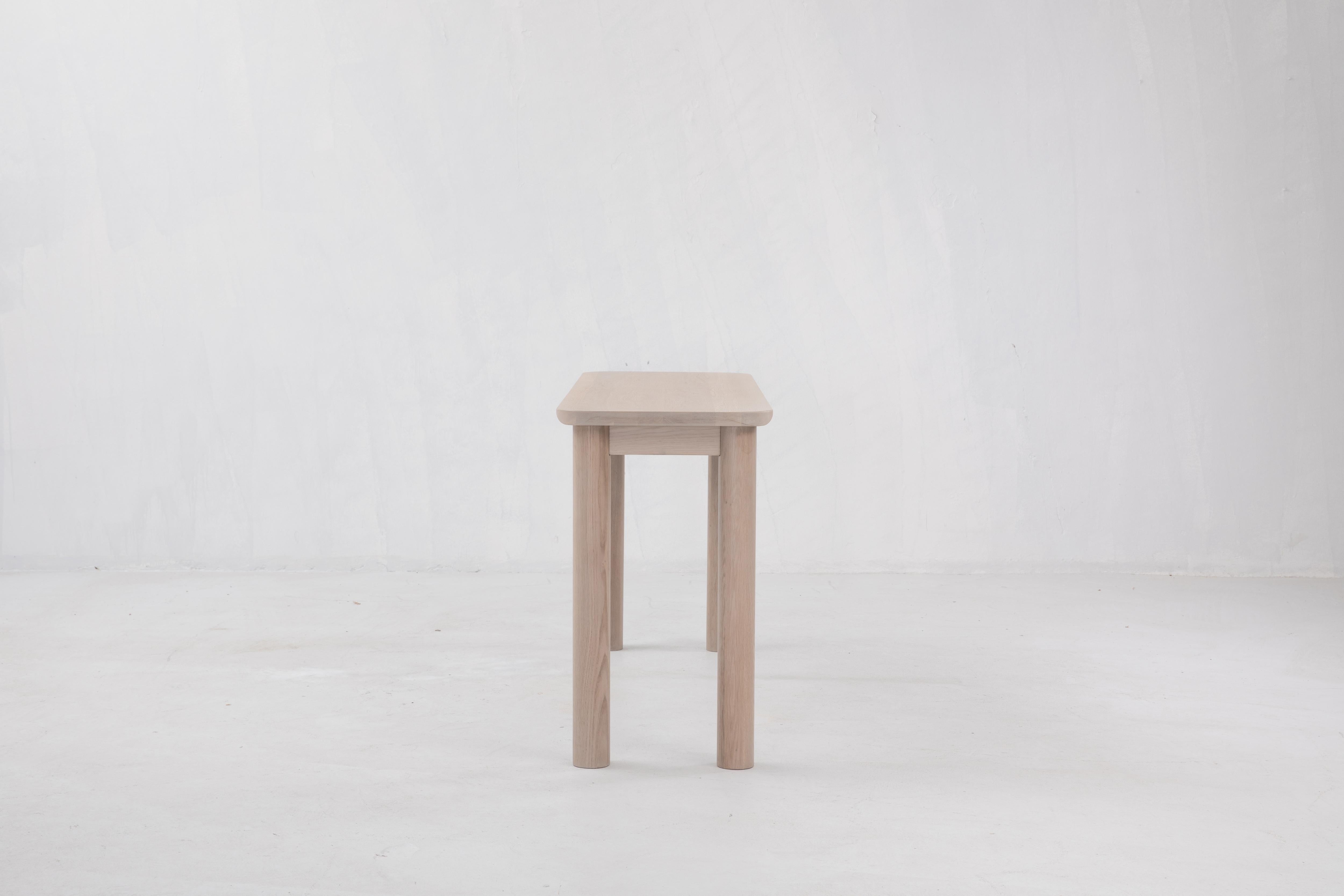 Sun at Six is a contemporary furniture design studio that works with traditional Chinese joinery masters to handcraft our pieces using traditional joinery. 

Great furniture begins with quality materials: raw, sustainably sourced white oak, our