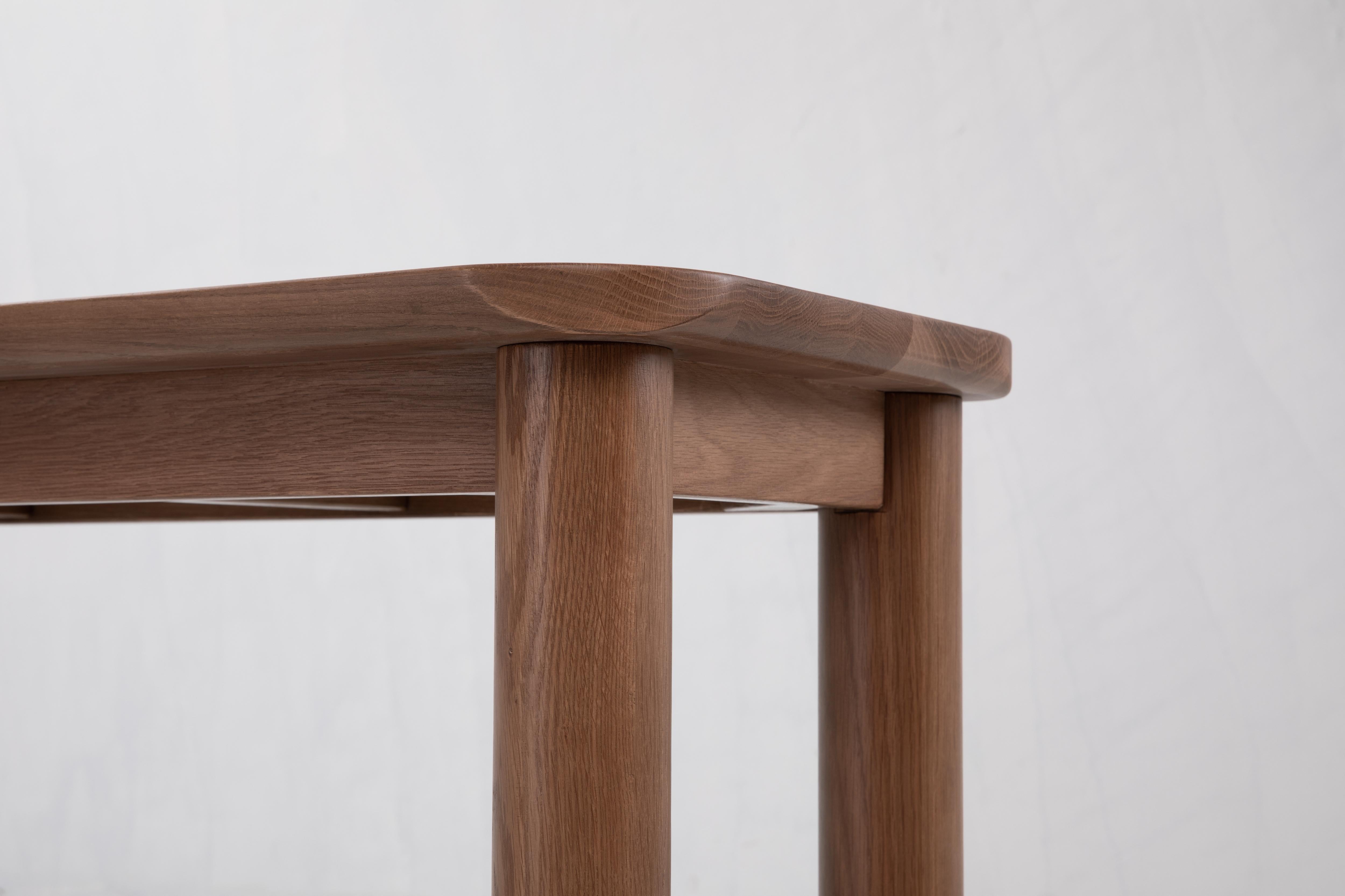 Arc Konsolentisch, Minimalistischer Siena-Konsolentisch aus Holz (21. Jahrhundert und zeitgenössisch)