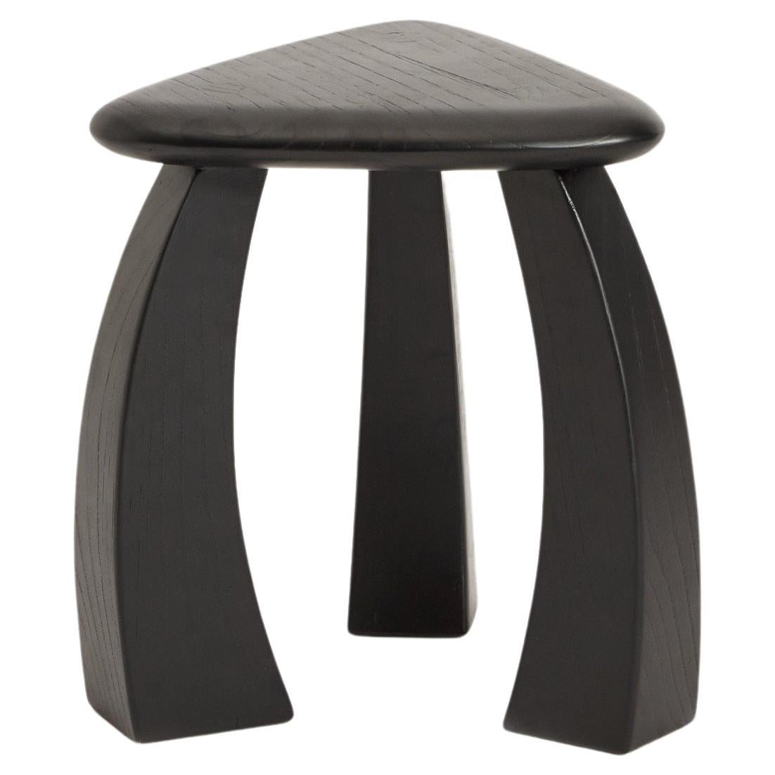 Arc de Stool 37 in Black Chestnut by Project 213A For Sale