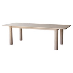 Arc Dining Table, Nude, Minimalist Dining Table in Wood