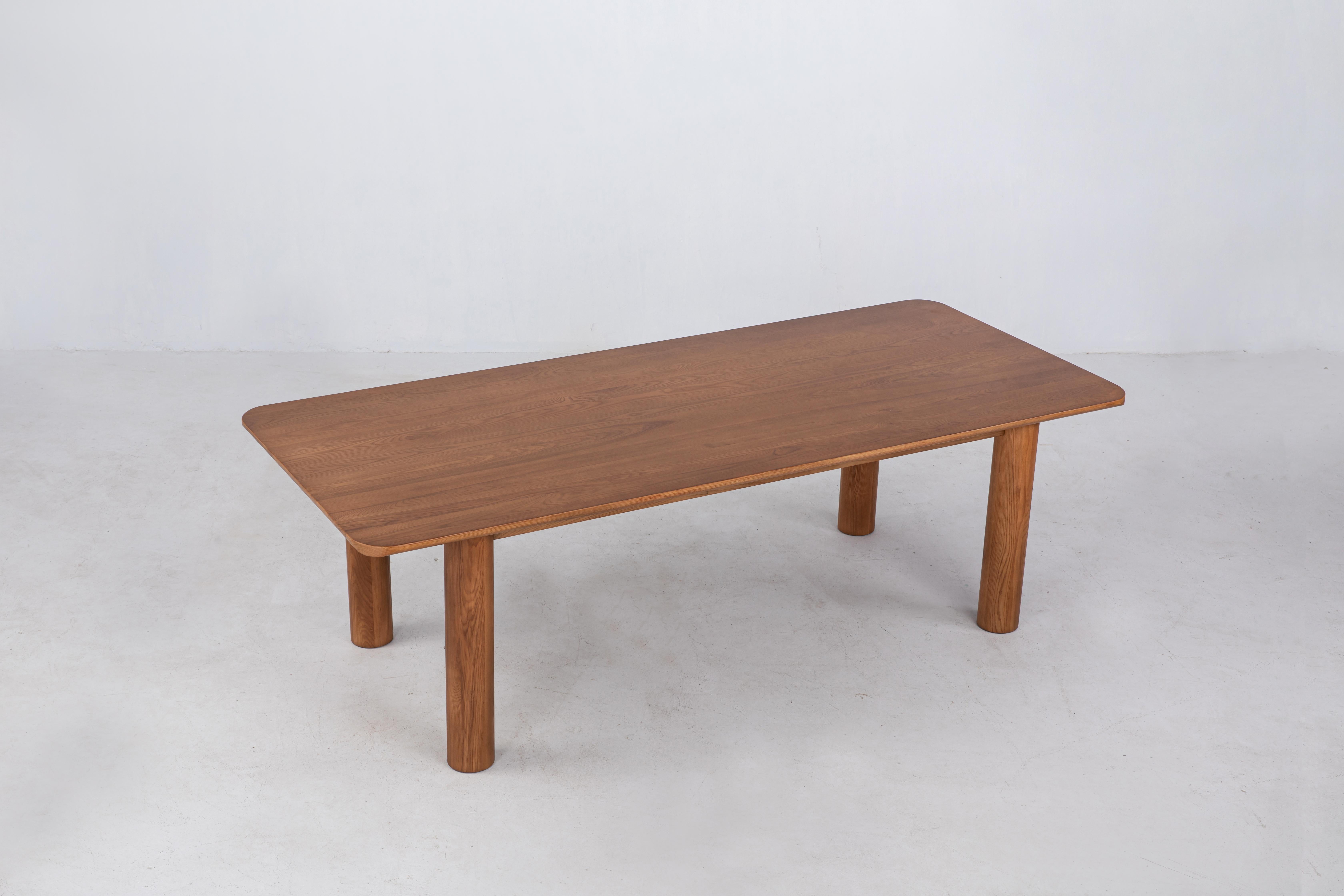 Table de salle à manger Arc, nue, 76