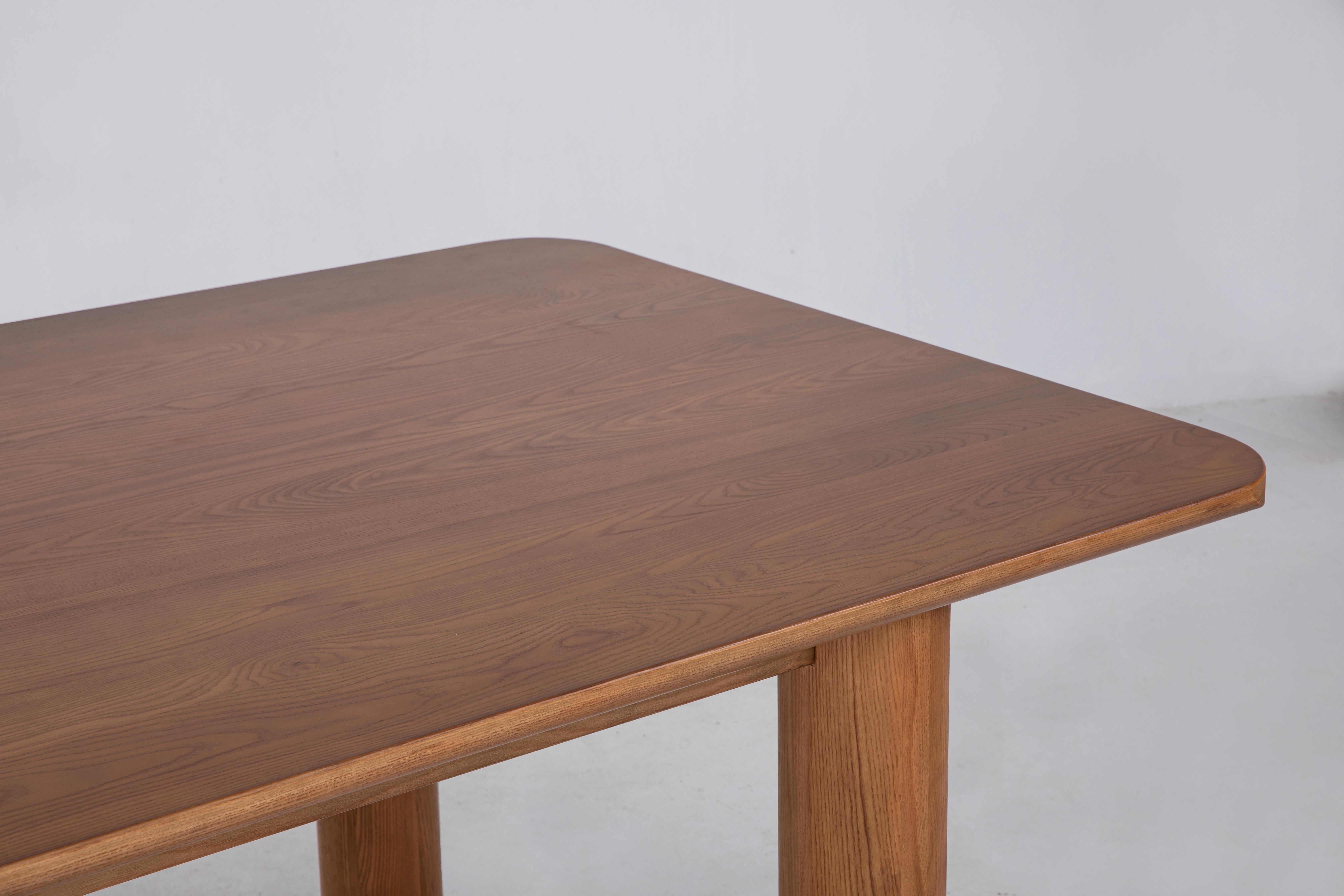 Table de salle à manger Arc, nue, 76