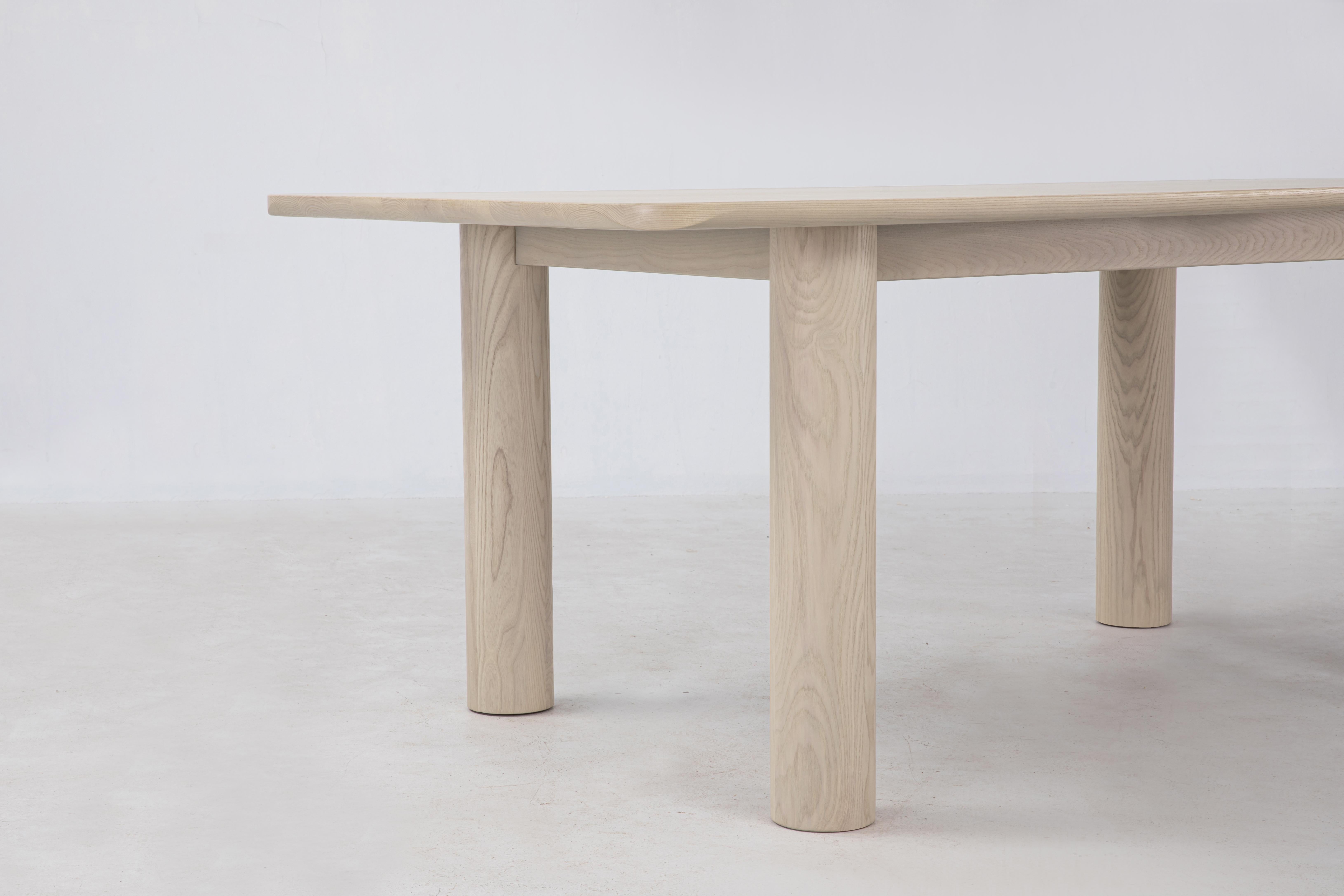Arc Dining Table, Nude, 76
